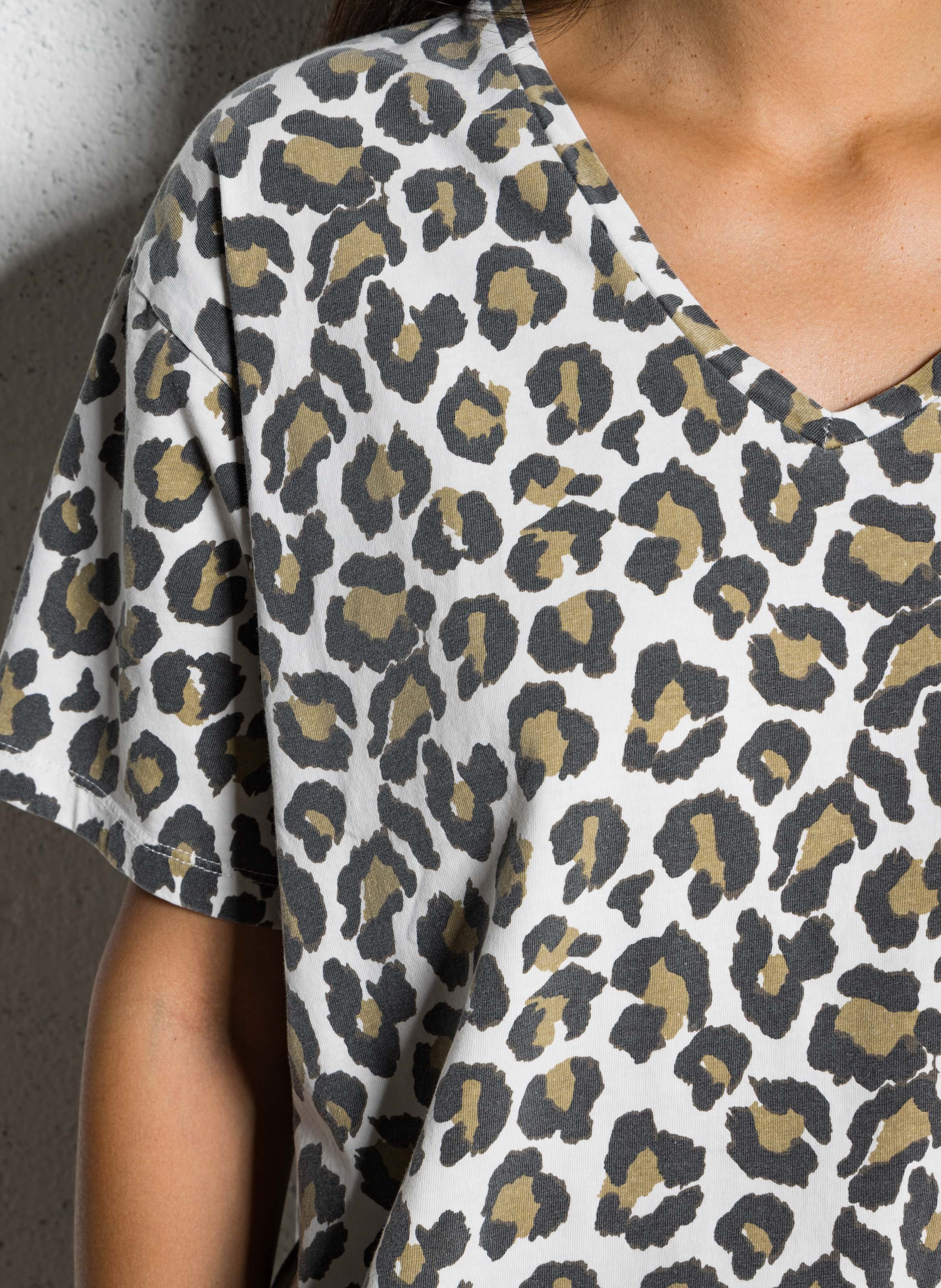 Basic cotton T-shirt LE TEMPS DES CERISES Brown