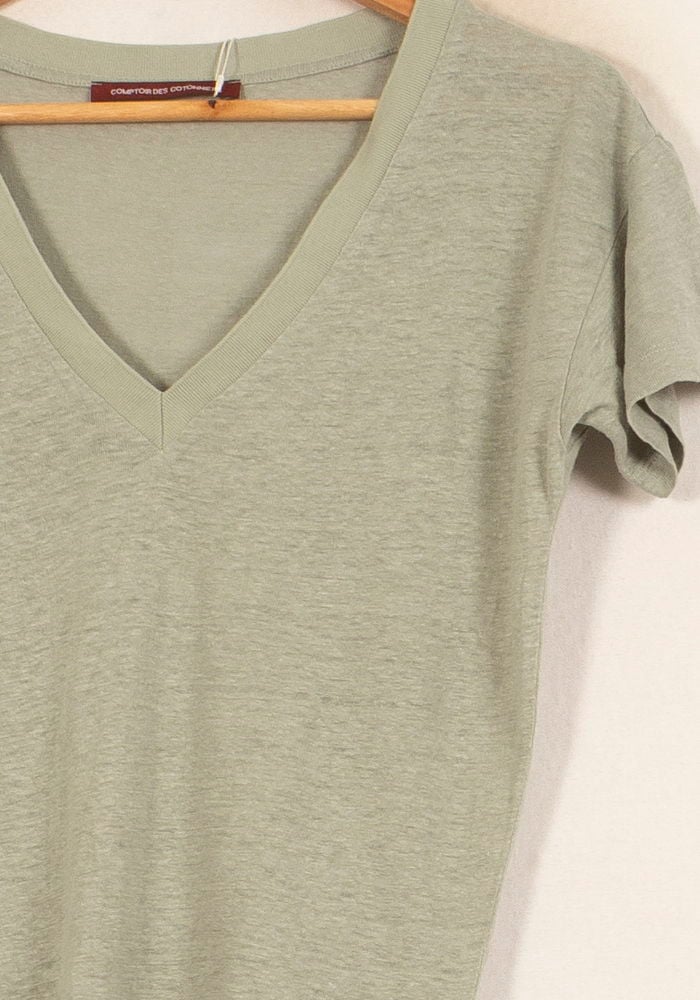 Tommy Badge T-shirt COMPTOIR DES COTONNIERS - Seconde main Green