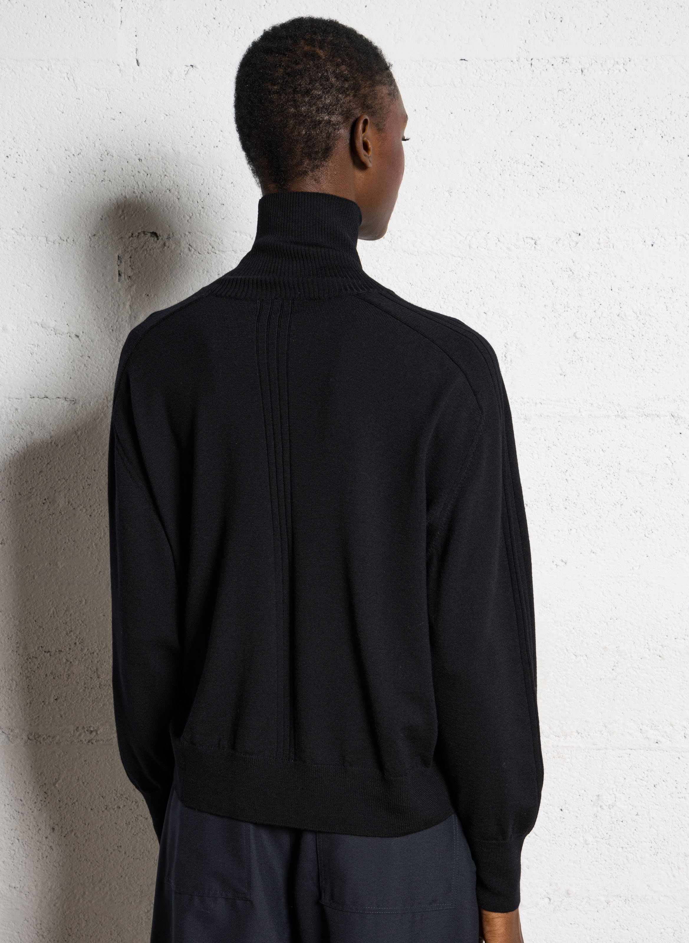 Matignon - Rollkragenpullover aus Wolle SOEUR Schwarz