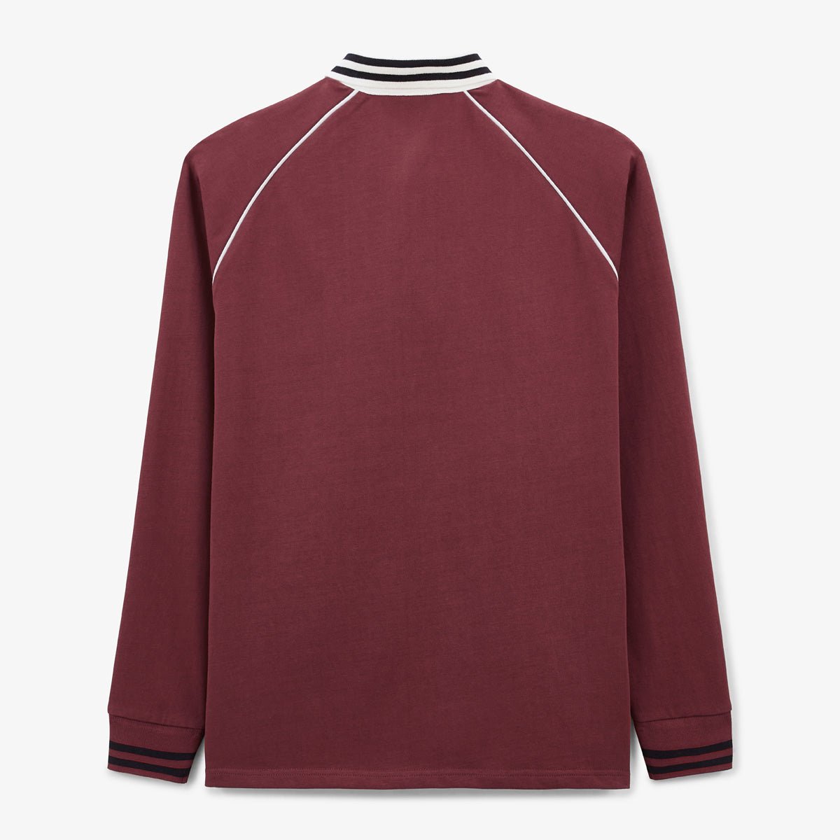 Long-sleeved rugby polo SERGE BLANCO Red