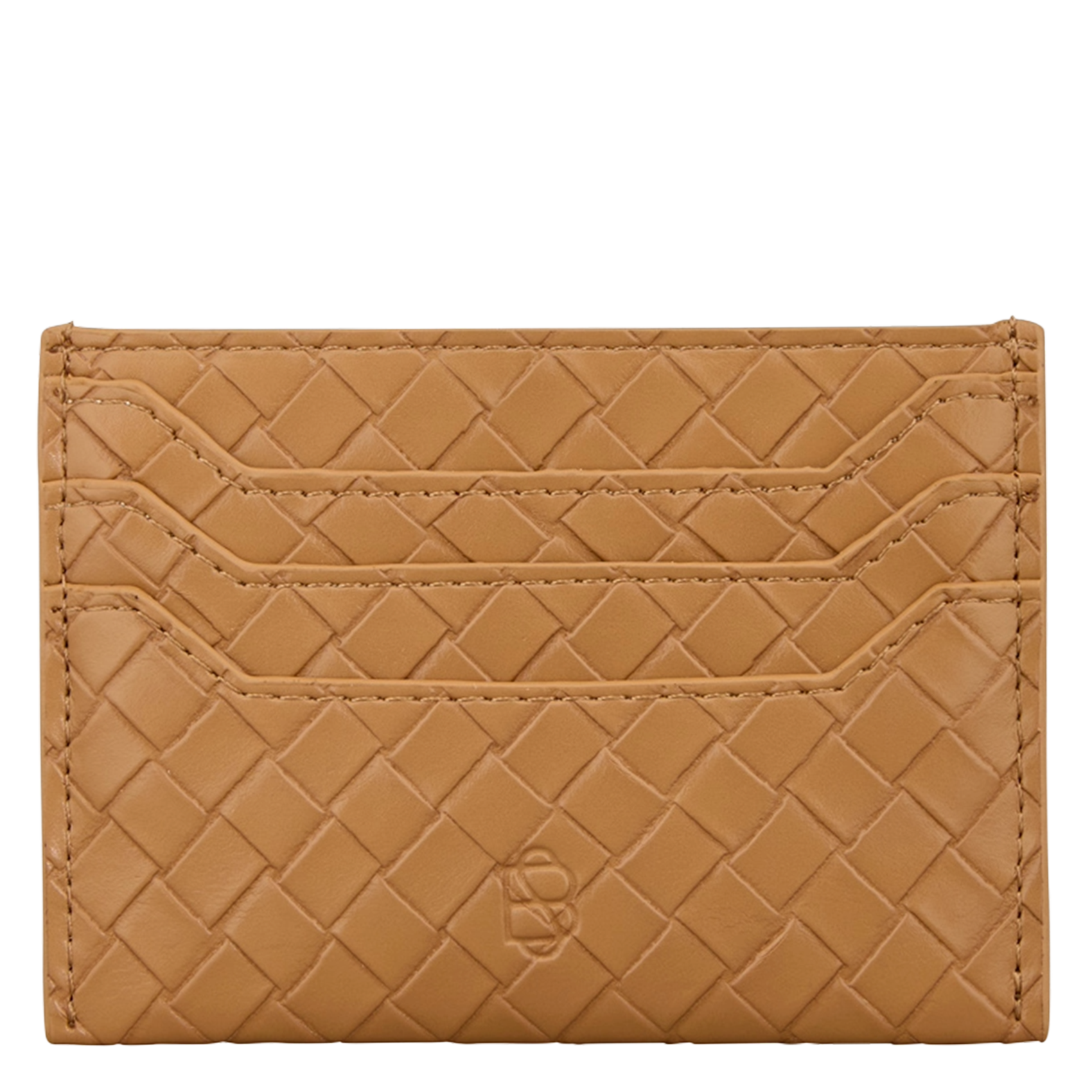 Braided faux leather card holder BECKSONDERGAARD