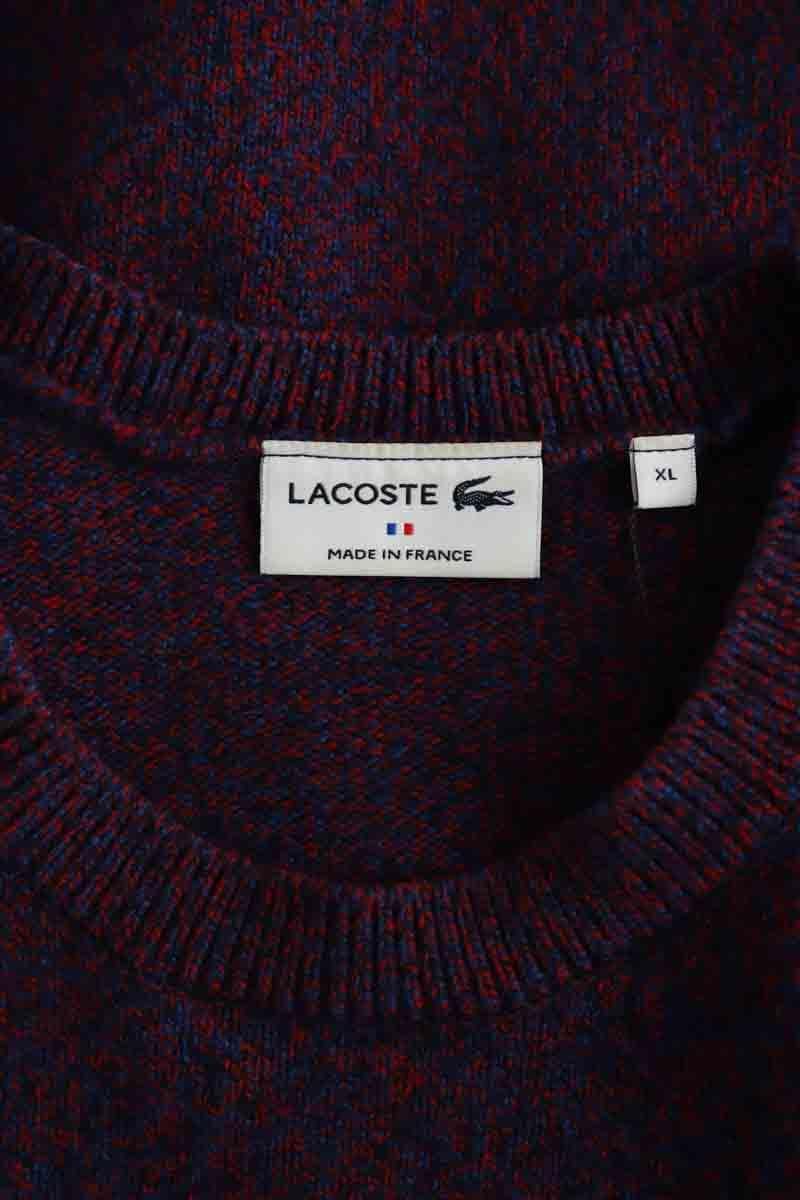 Cotton sweater LACOSTE - SECONDE MAIN Red