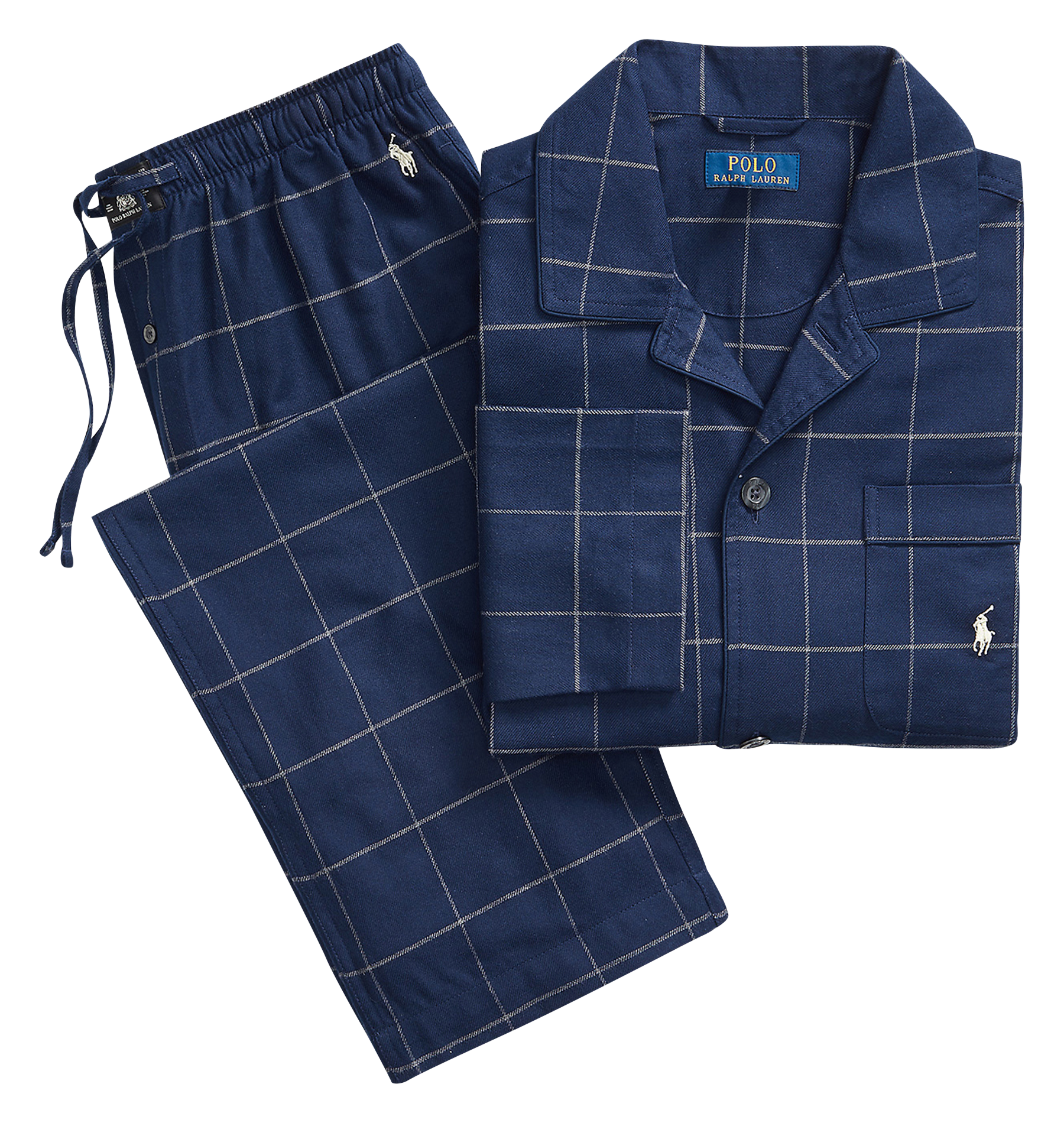 Ensemble de pyjama en coton POLO RALPH LAUREN Bleu