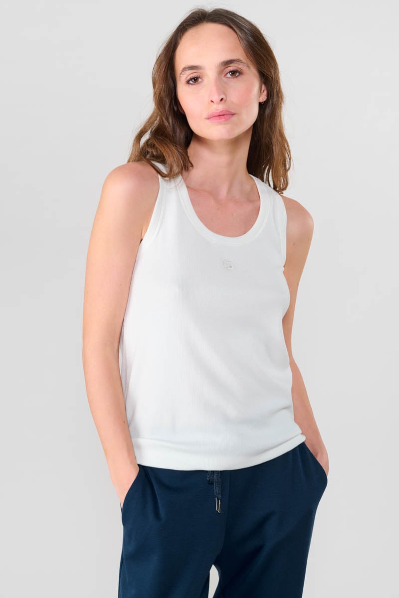 Tank top LE TEMPS DES CERISES White