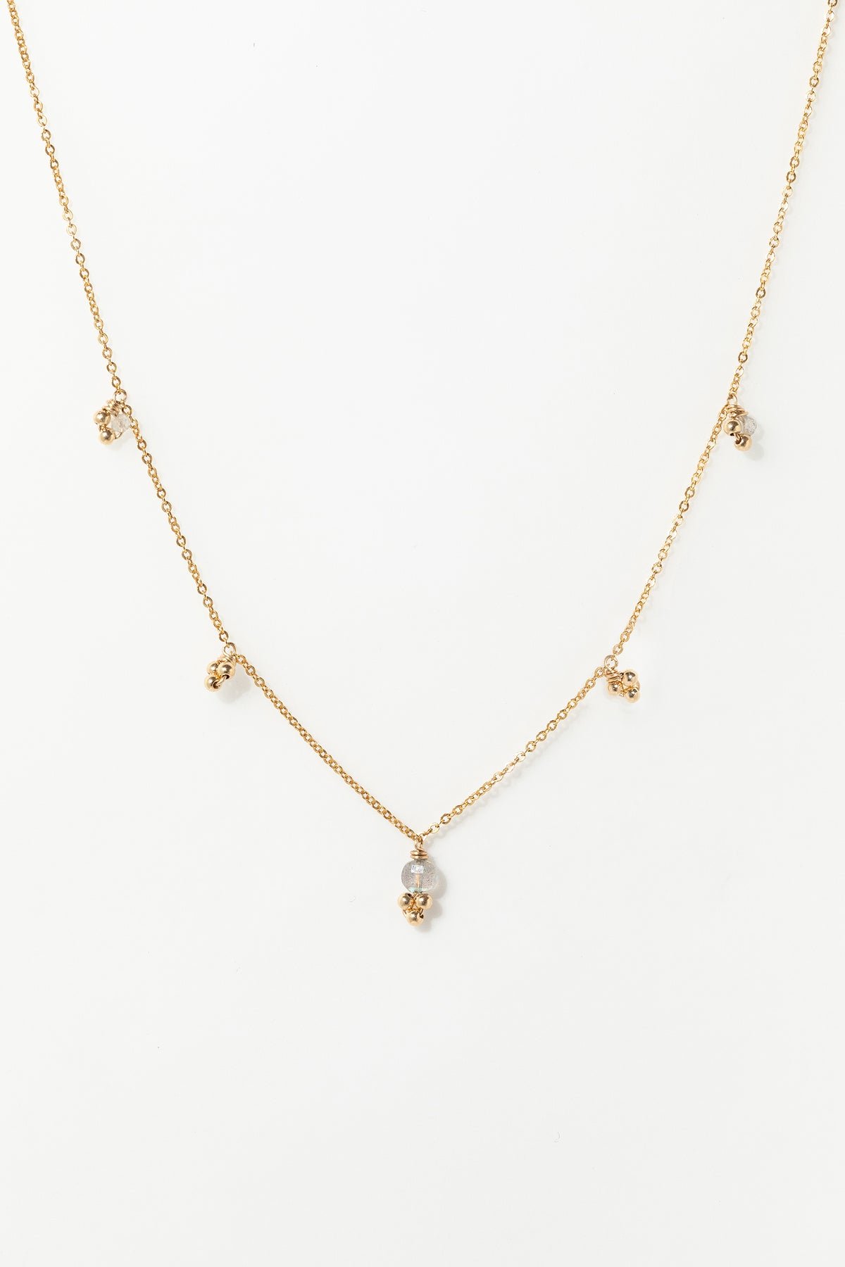 Gaia necklace - labradorite YAY Golden