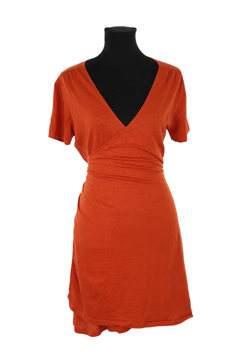 Dress MAJESTIC FILATURES - SECONDE MAIN Orange