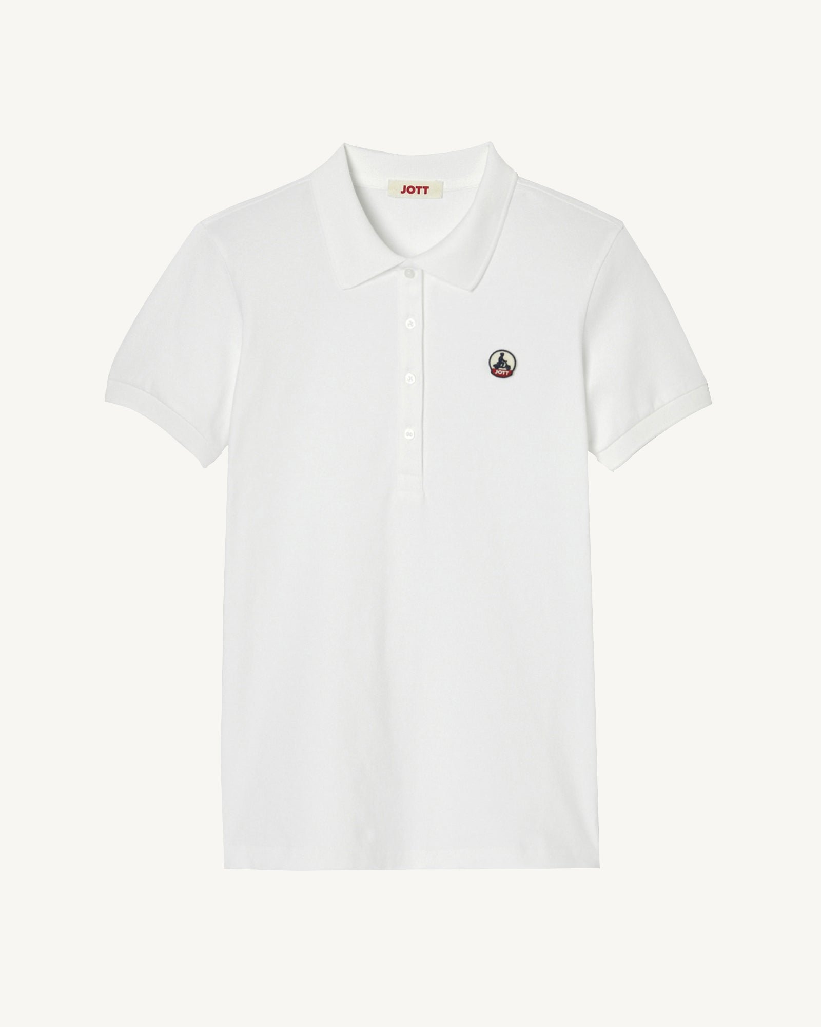 Organic cotton polo JOTT White