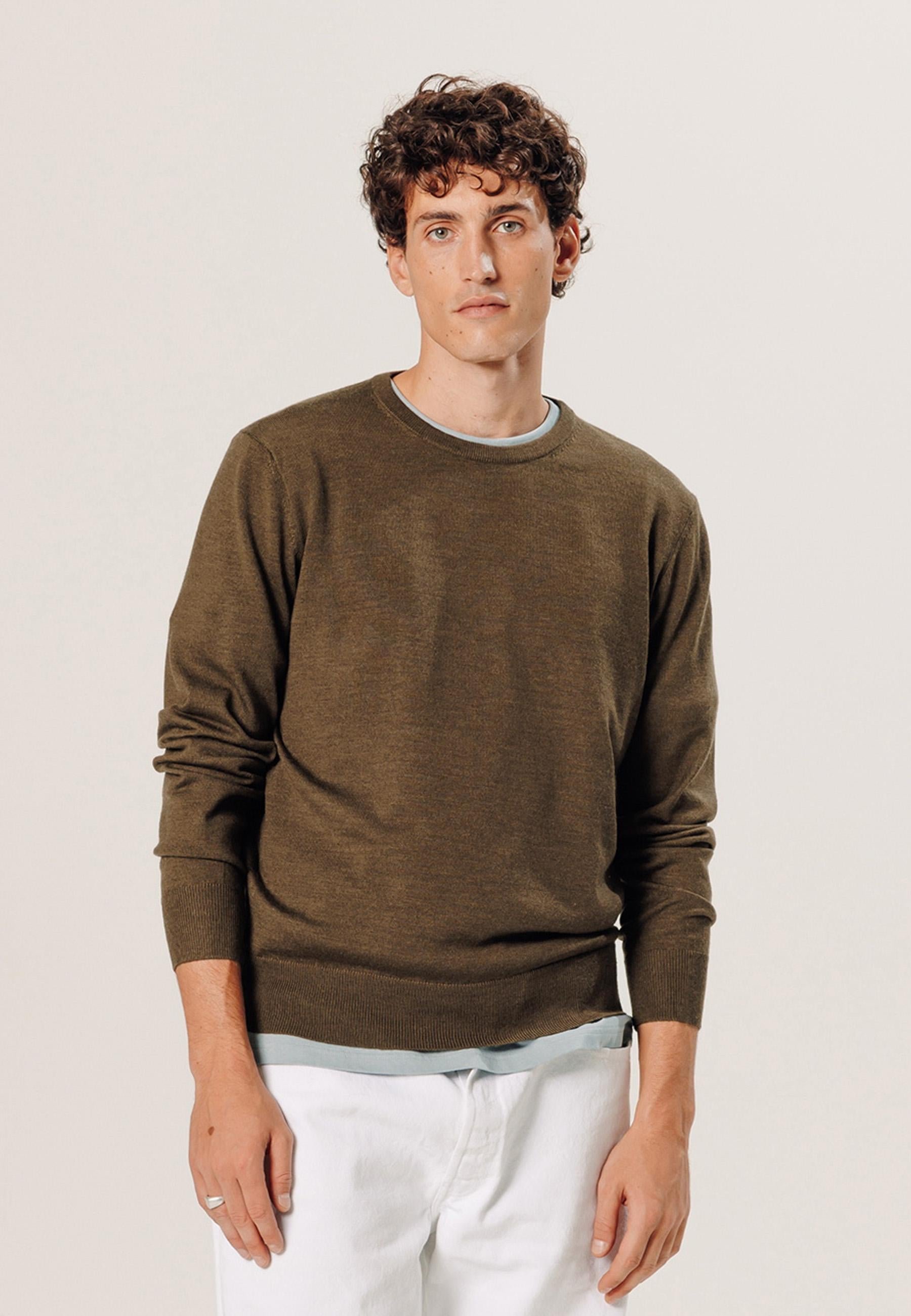 Merino wool sweater RODIER Brown