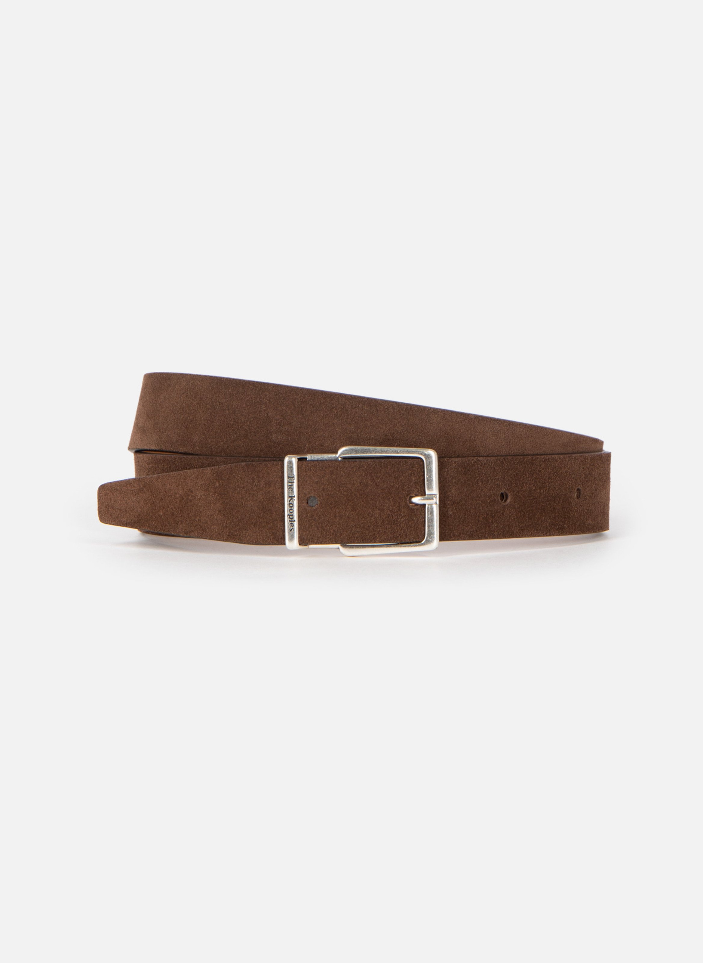 Suede belt THE KOOPLES Brown