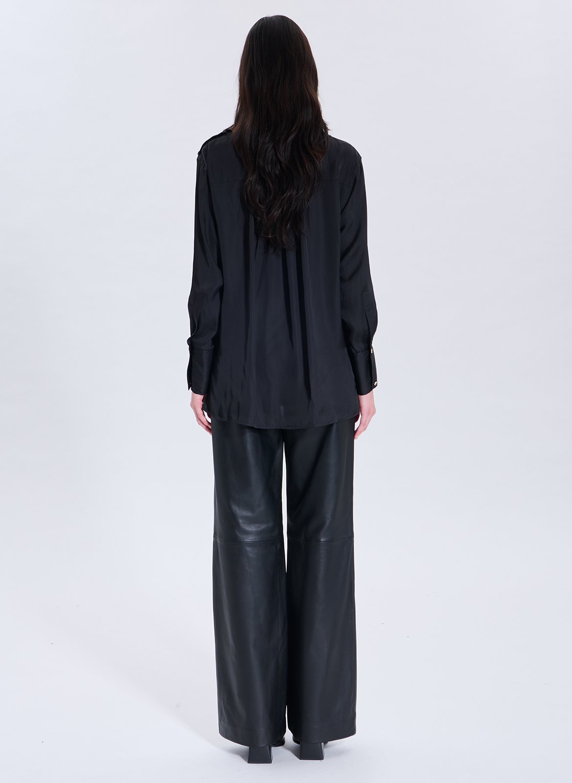 Top droit col montant ZAPA Noir