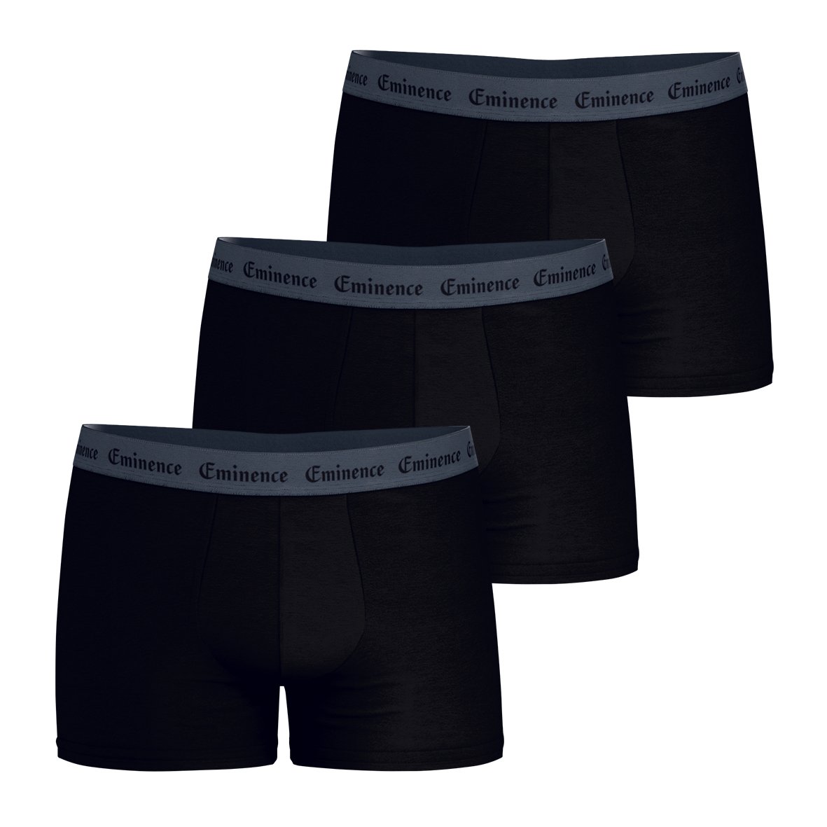 Boxer shorts, pack of 3, business EMINENCE Black