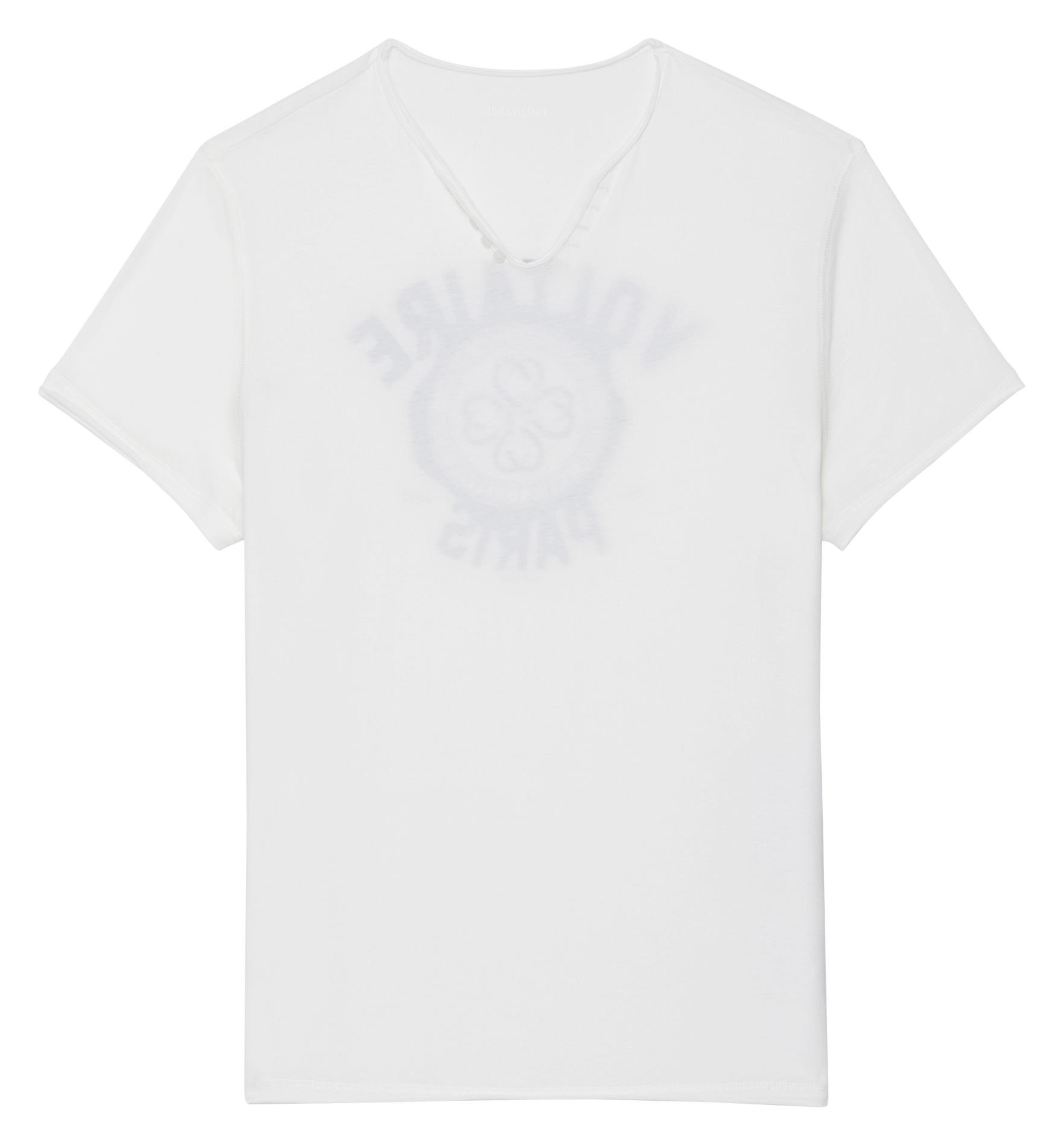 Straight printed back t-shirt ZADIG&VOLTAIRE White