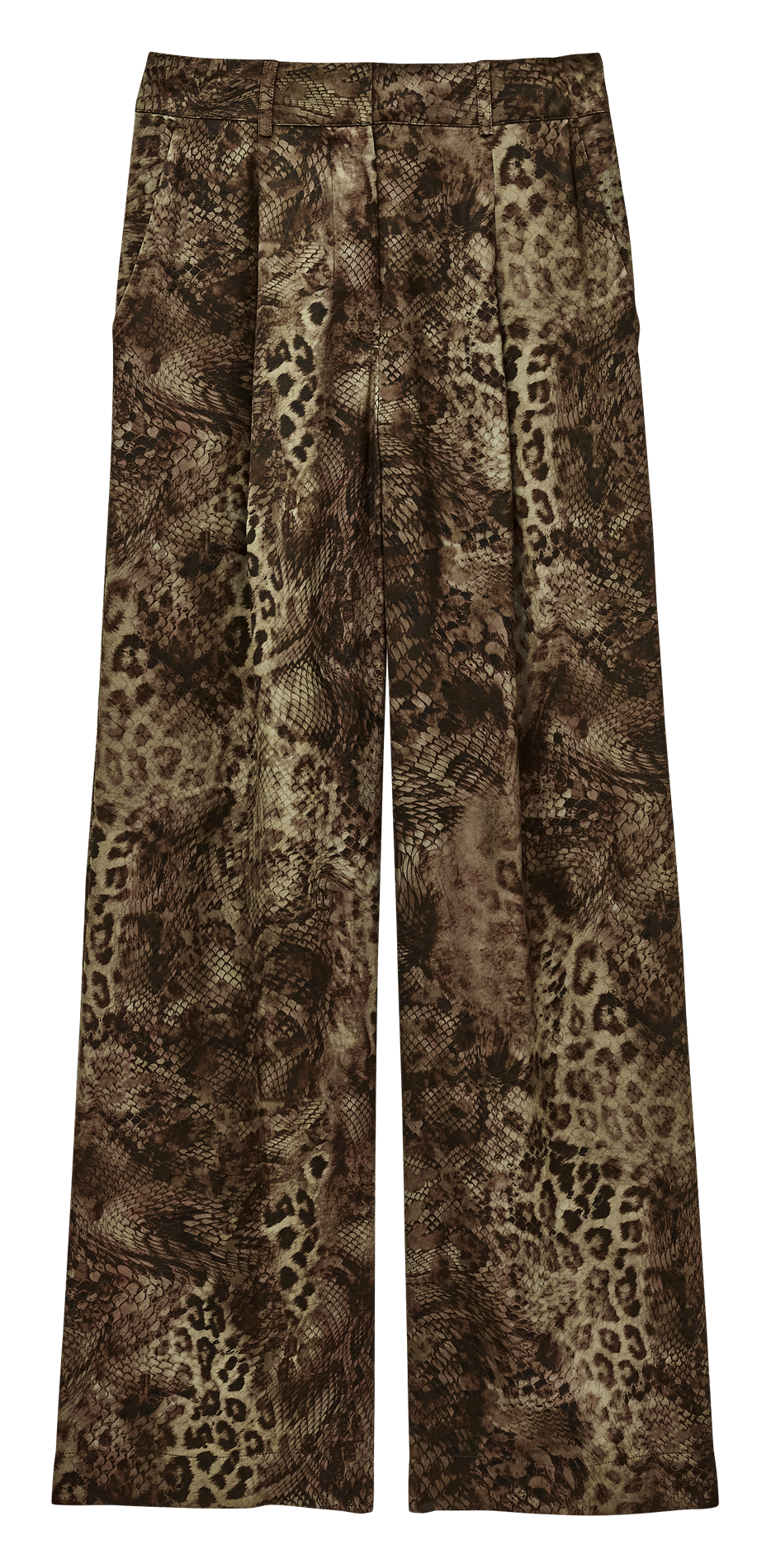 Pantalon large imprimé BA&SH Kaki