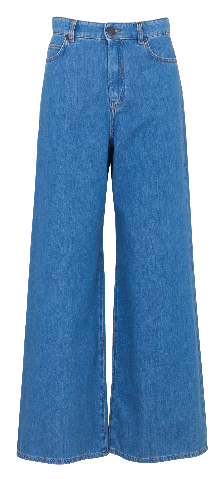 Wide-leg cotton jeans MAX MARA WEEK END