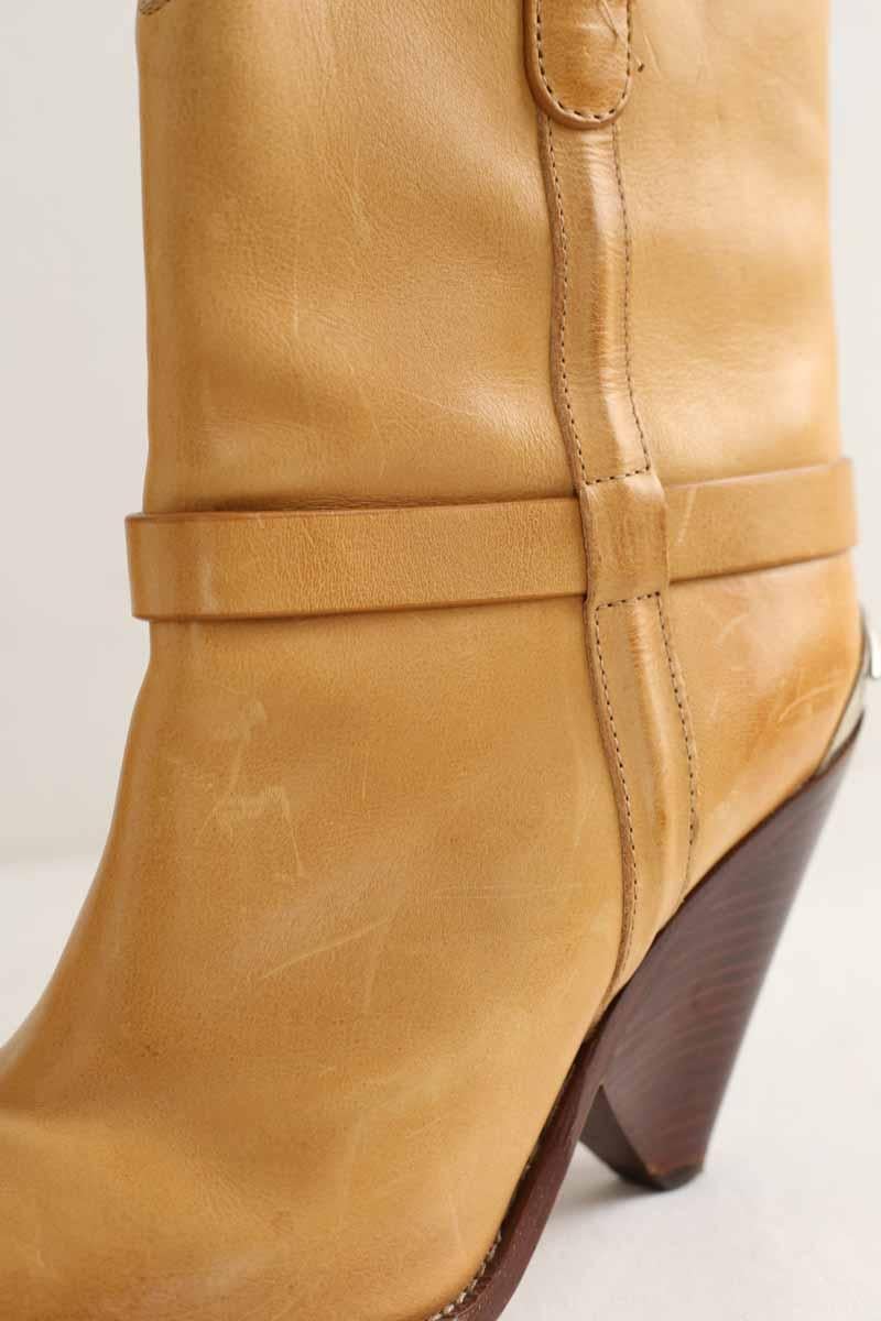 Western boots ISABEL MARANT - Seconde Main Brown