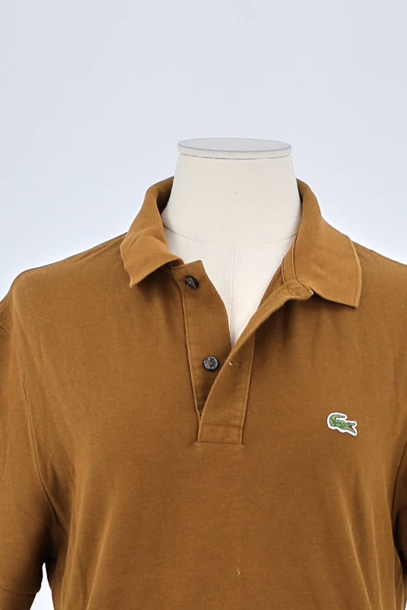 Polo shirt LACOSTE - SECONDE MAIN Brown