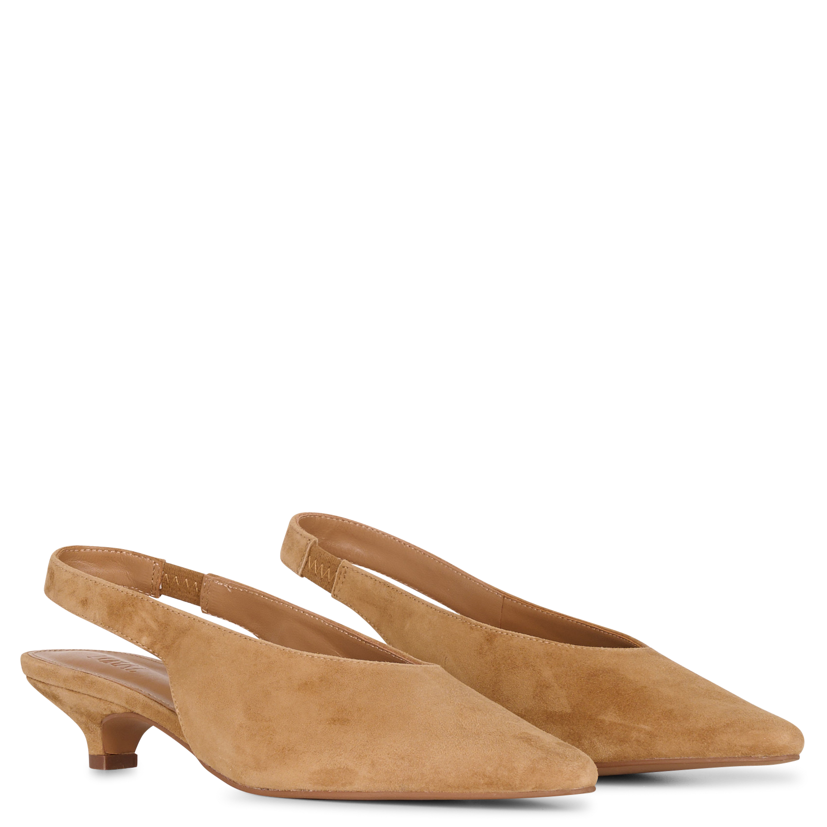 Escarpins en cuir velours TORAL Marron