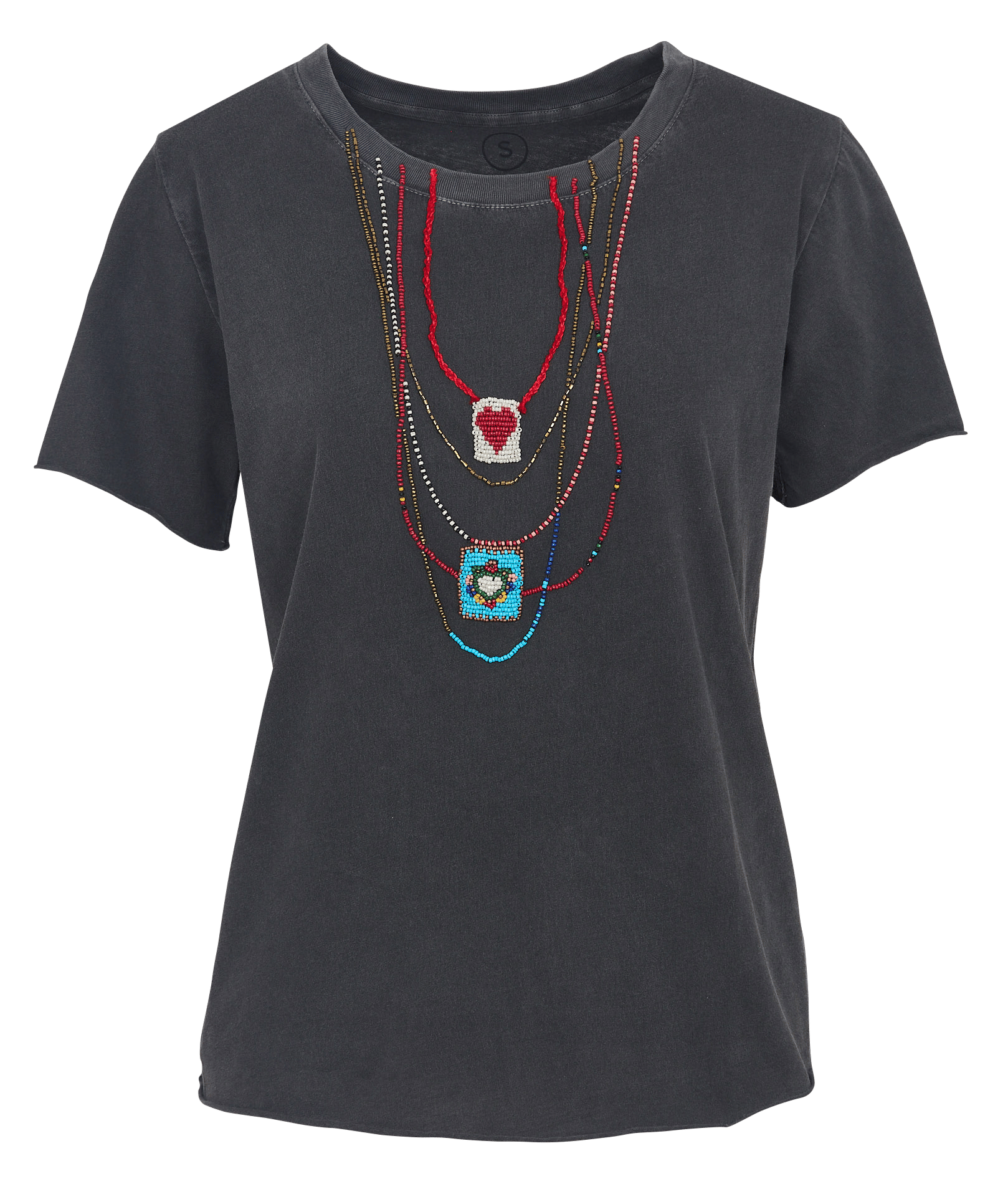 Rundhals-T-Shirt aus Bio-Baumwolle LEON & HARPER