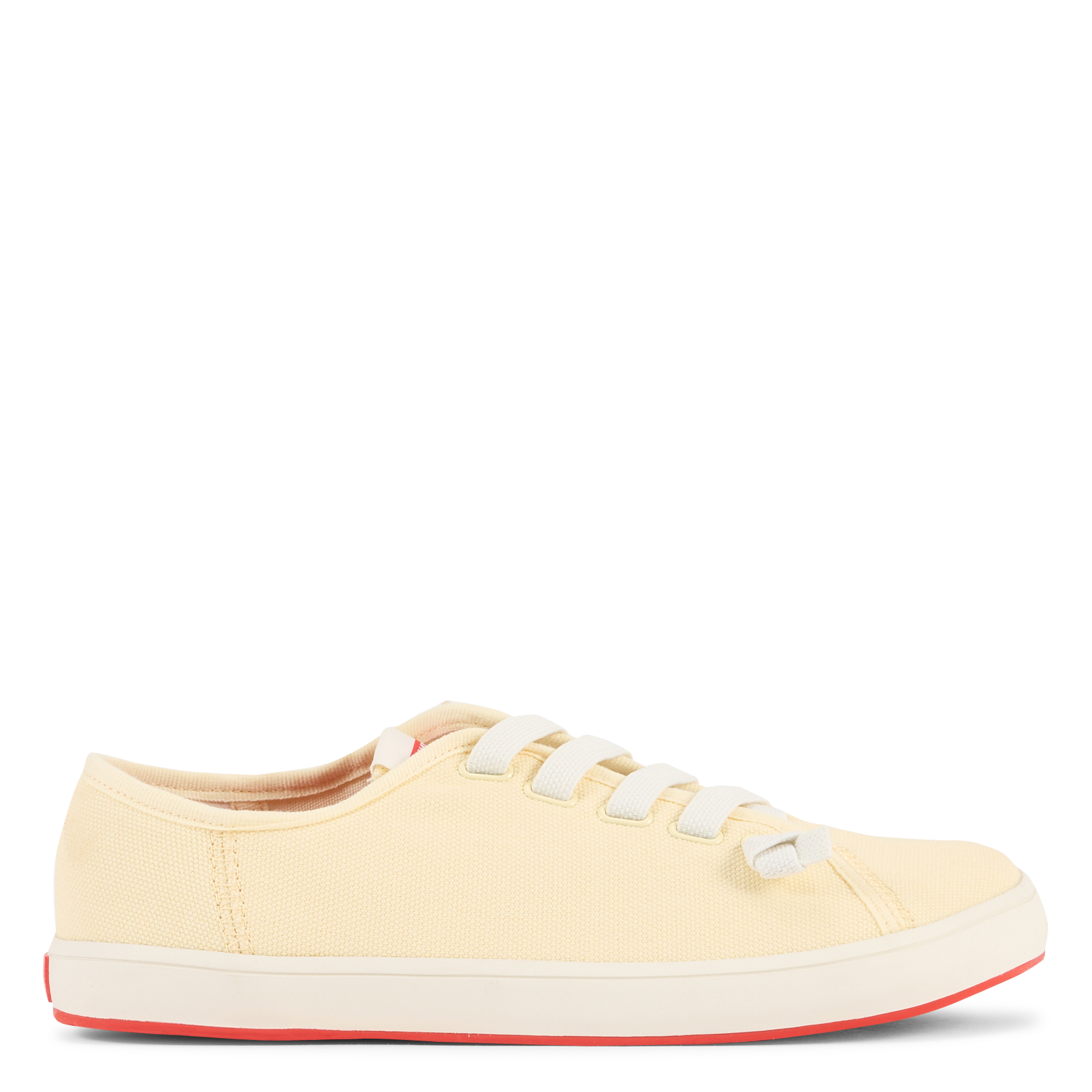 Niedrige Sneakers aus recycelter Baumwolle CAMPER Gelb