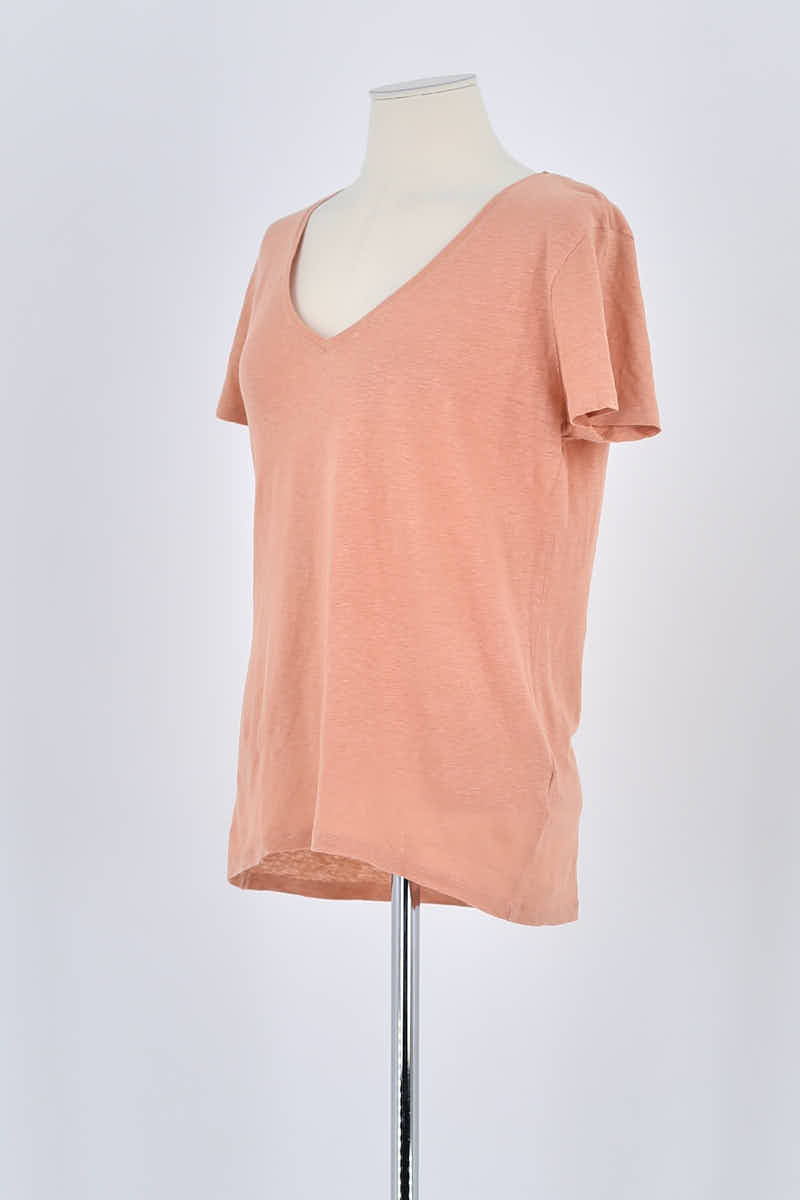 T-shirt MAJESTIC FILATURES - SECONDE MAIN Rose