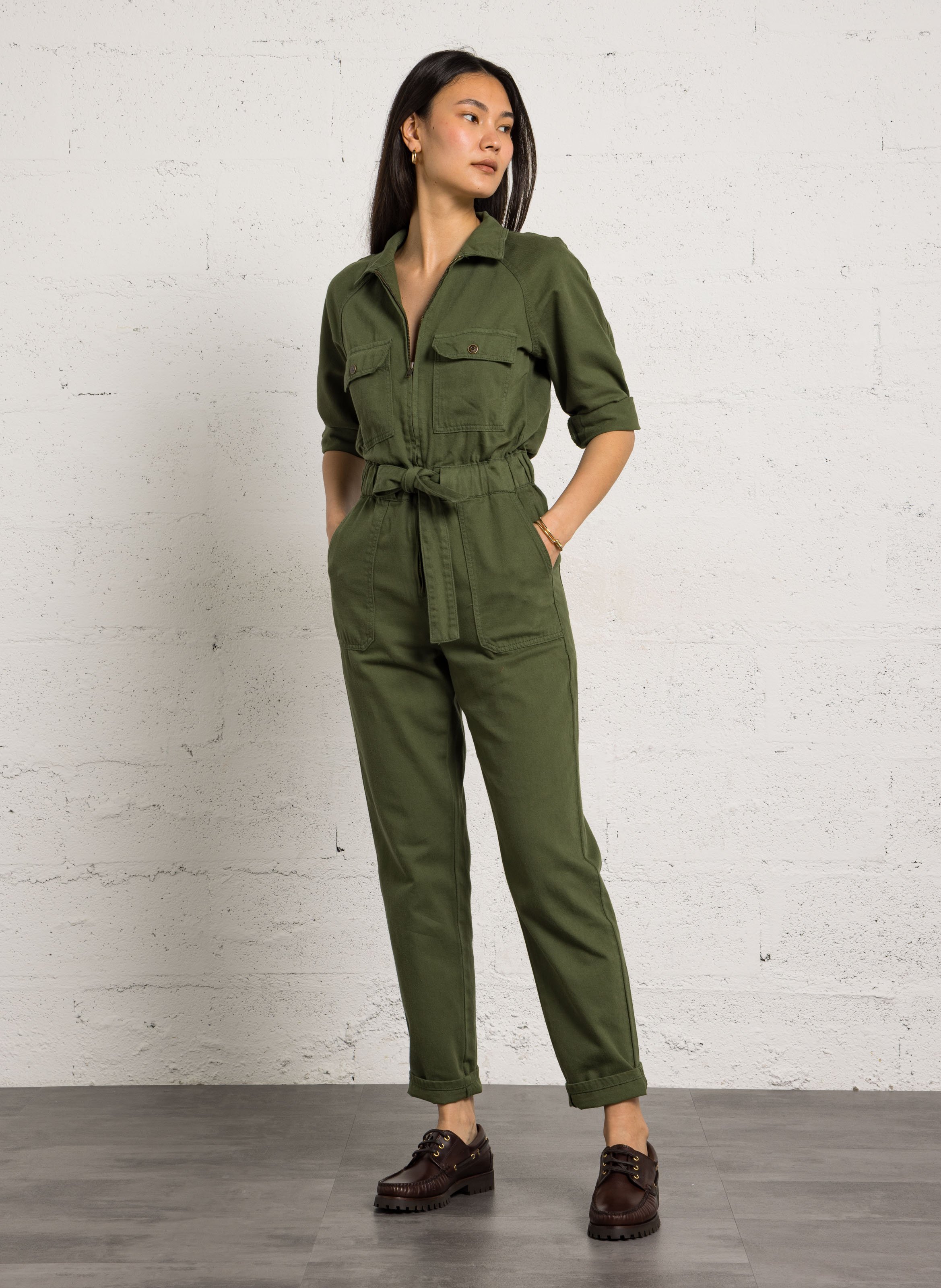 Combinaison en coton MAISON 123 Vert