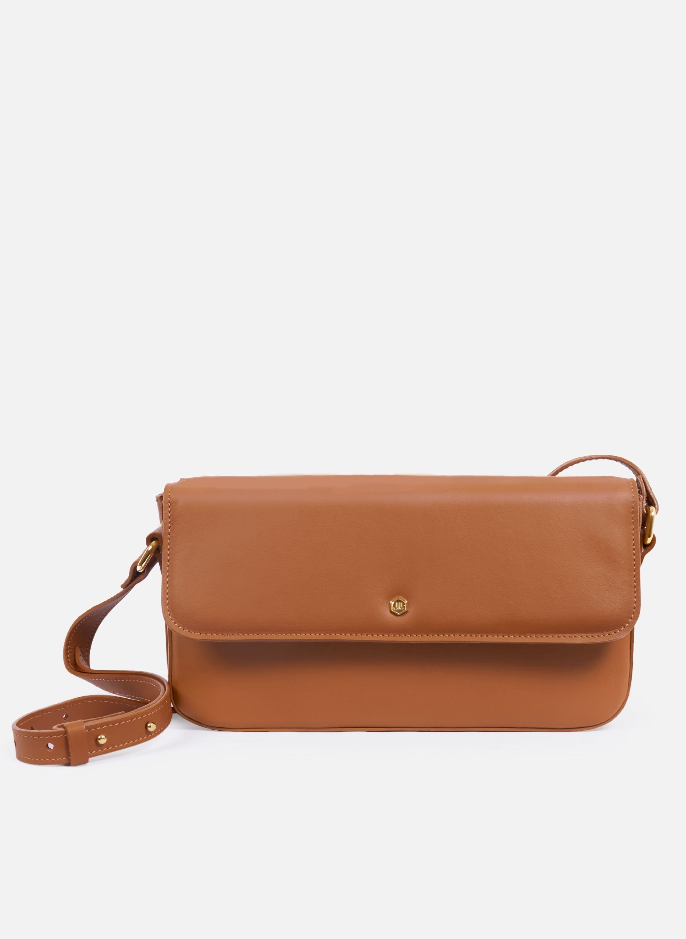 Hortense leather baguette bag JULES & JENN