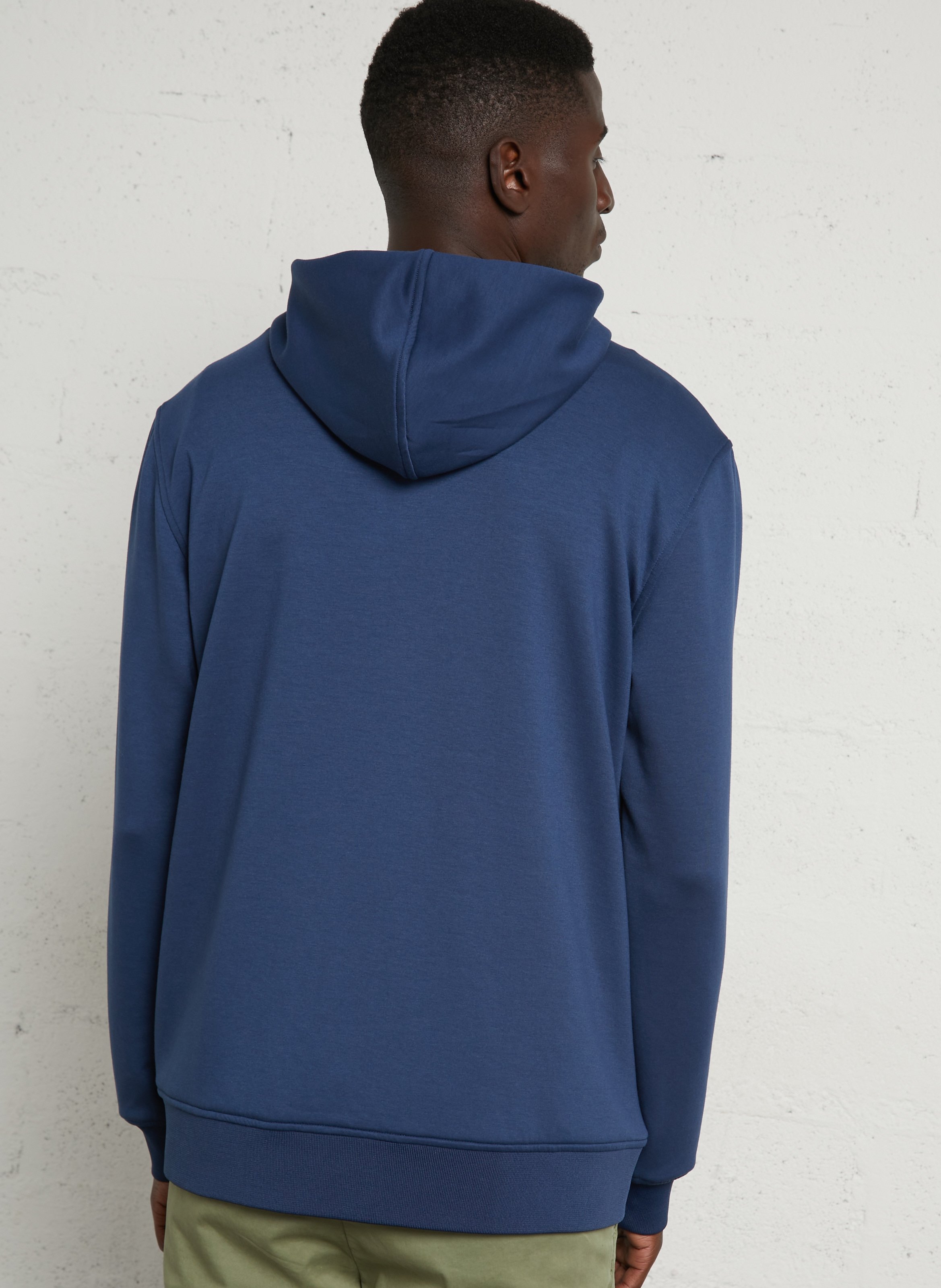 Veste droite à capuche K-WAY Bleu