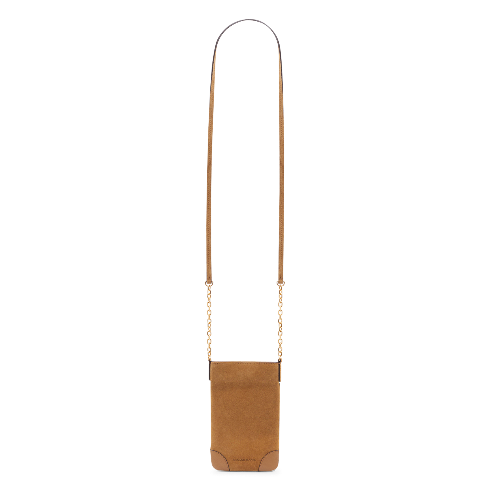 Handytasche aus Leder GERARD DAREL Beige