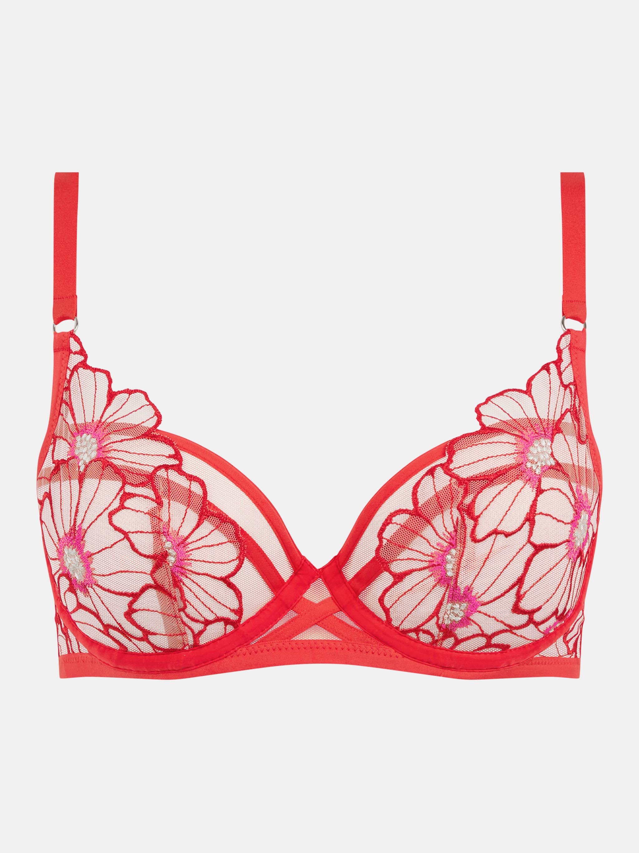 Full-cup bra CHANTELLE PULP Red