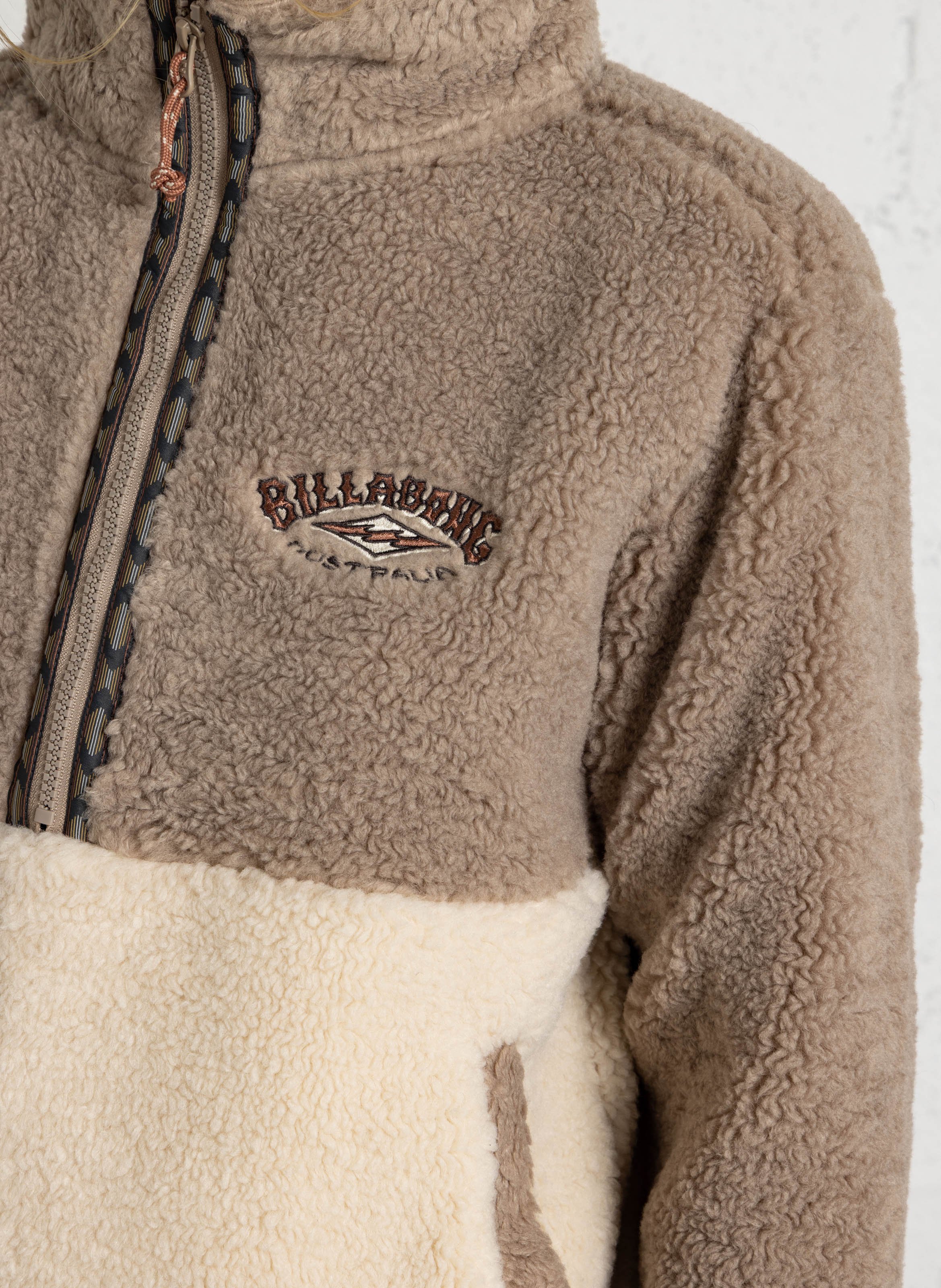 Sweat polaire en sherpa BILLABONG Beige