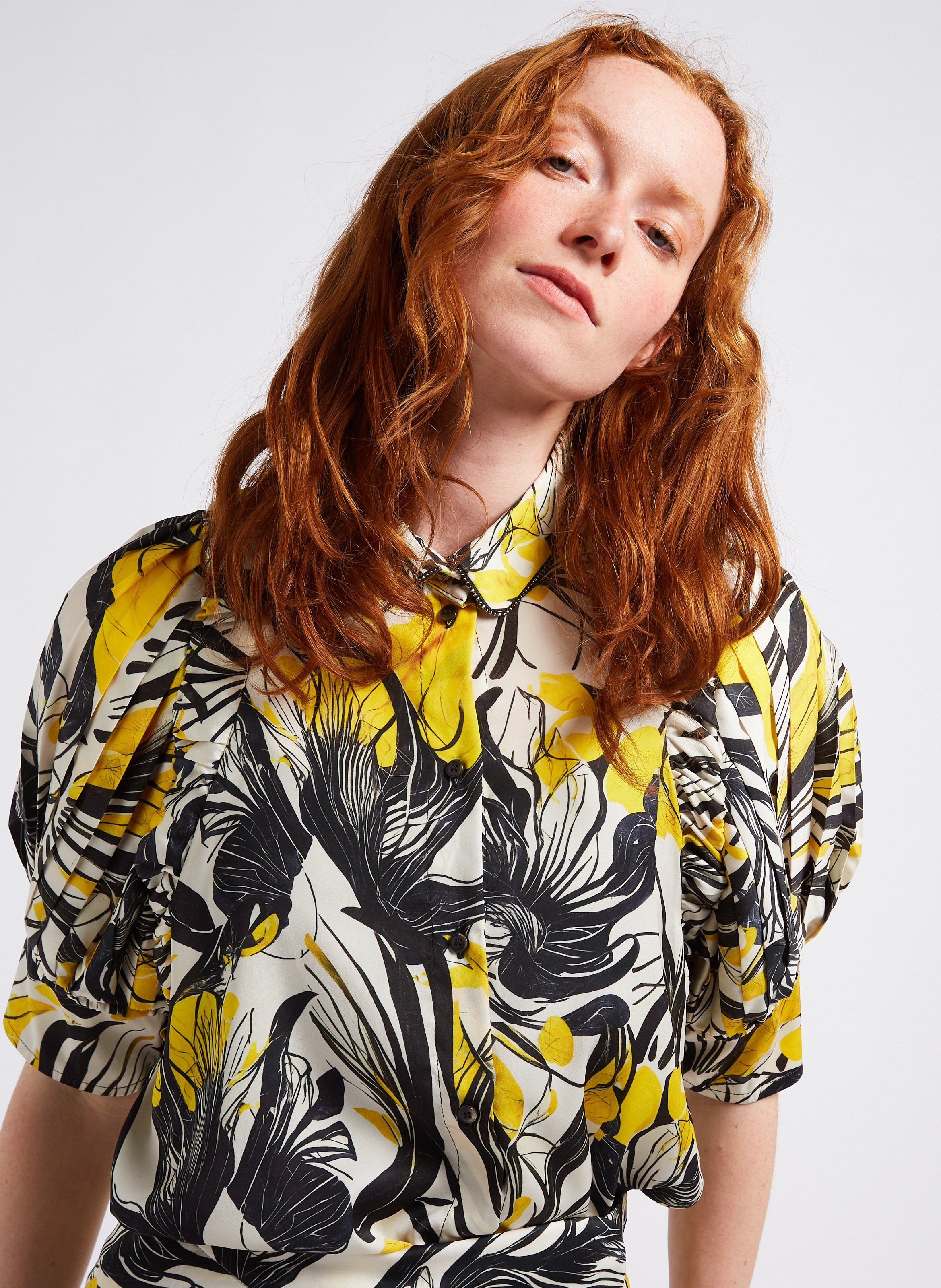 Fitted printed shirt HEIMSTONE Multicolored