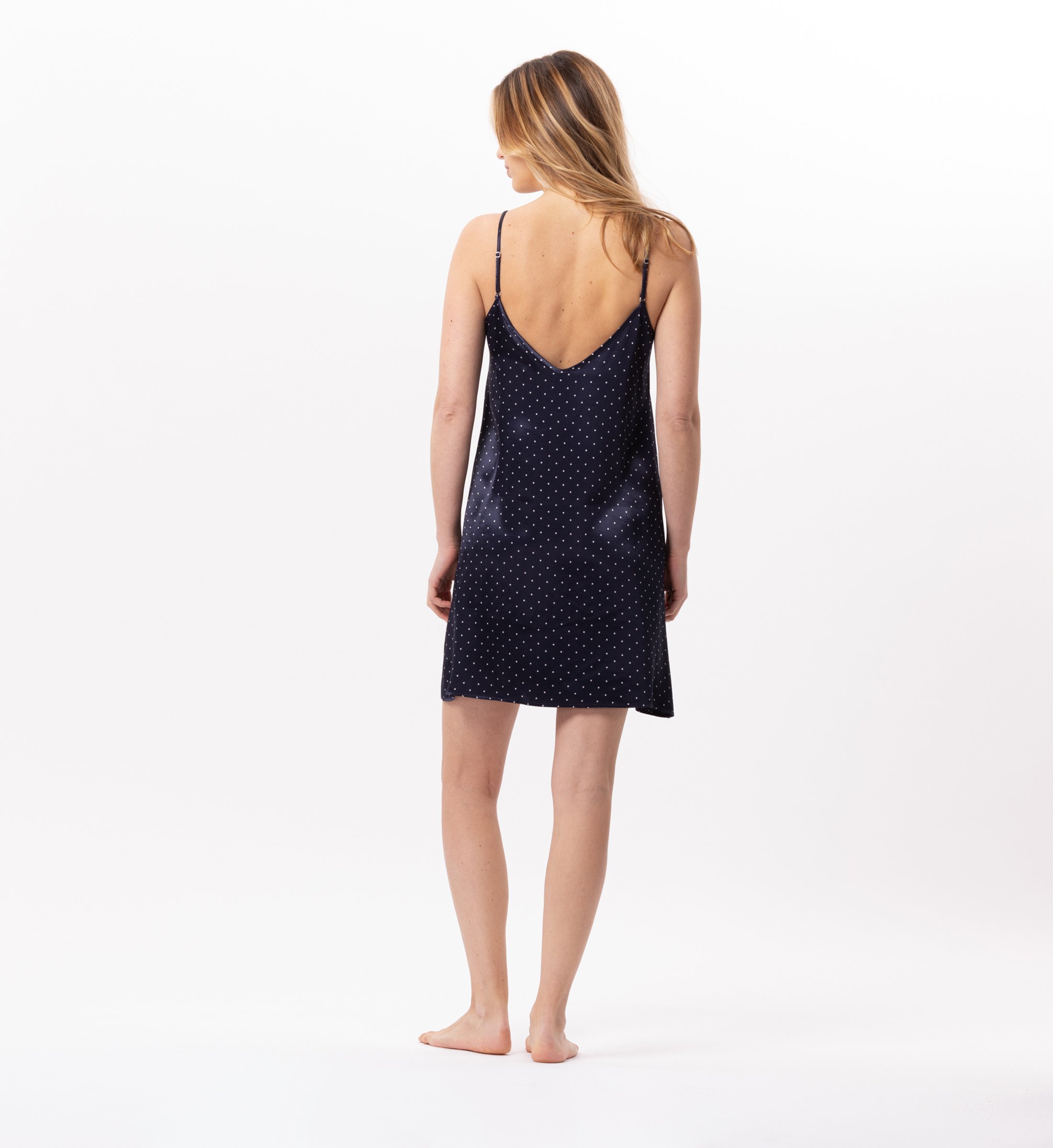 Viscose nightdress LE CHAT Blue