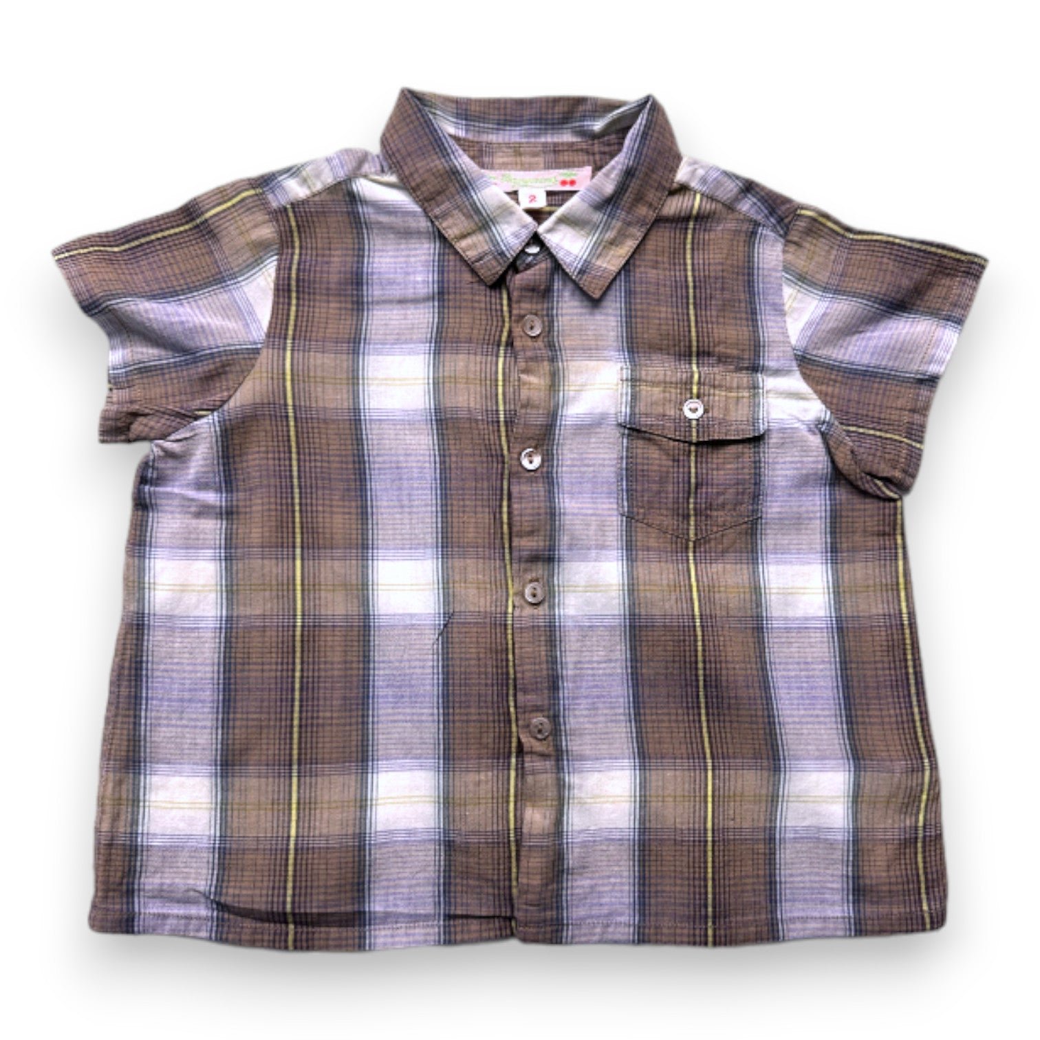 Brown baby shirt - 24 months BONPOINT - Seconde Main Brown