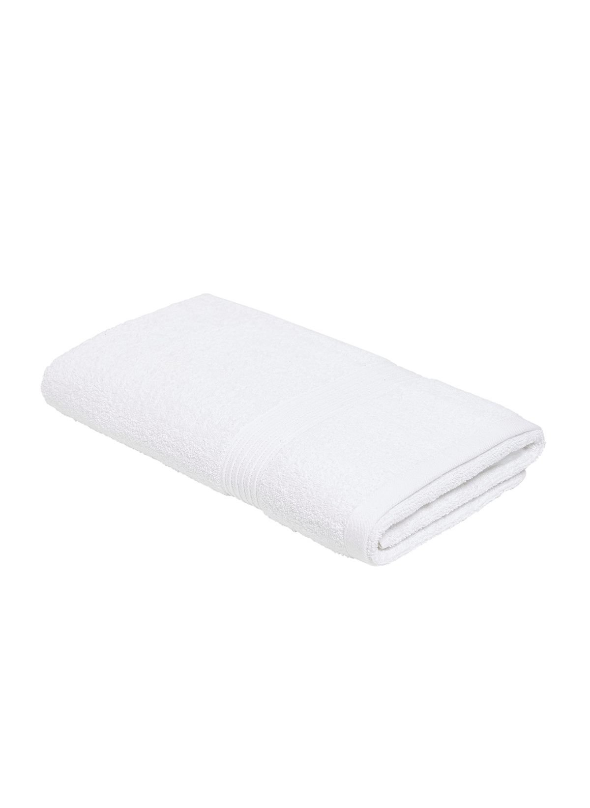 Plain cotton bath towel TODAY LINGE DE MAISON White