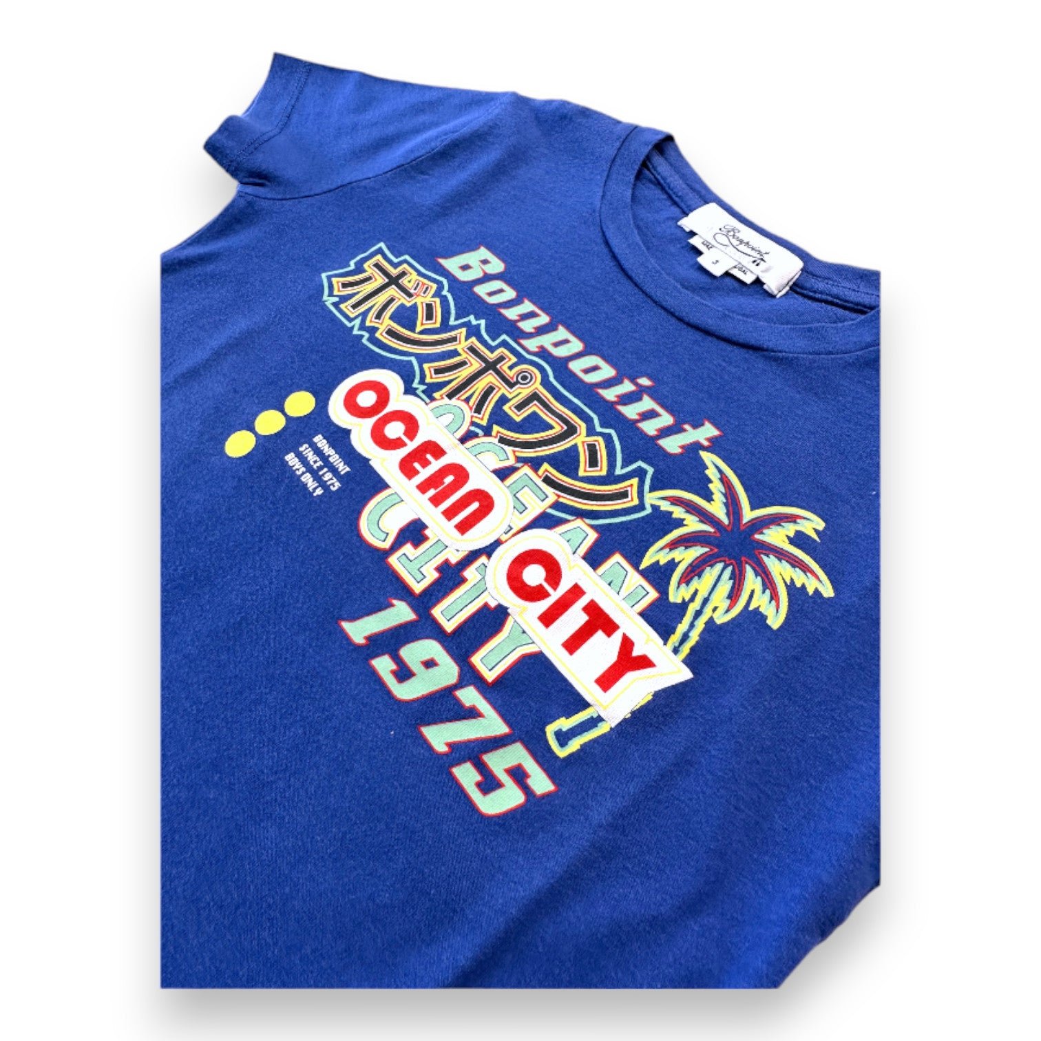 Blue Kids T-shirt - 3 years BONPOINT - Seconde Main Blue