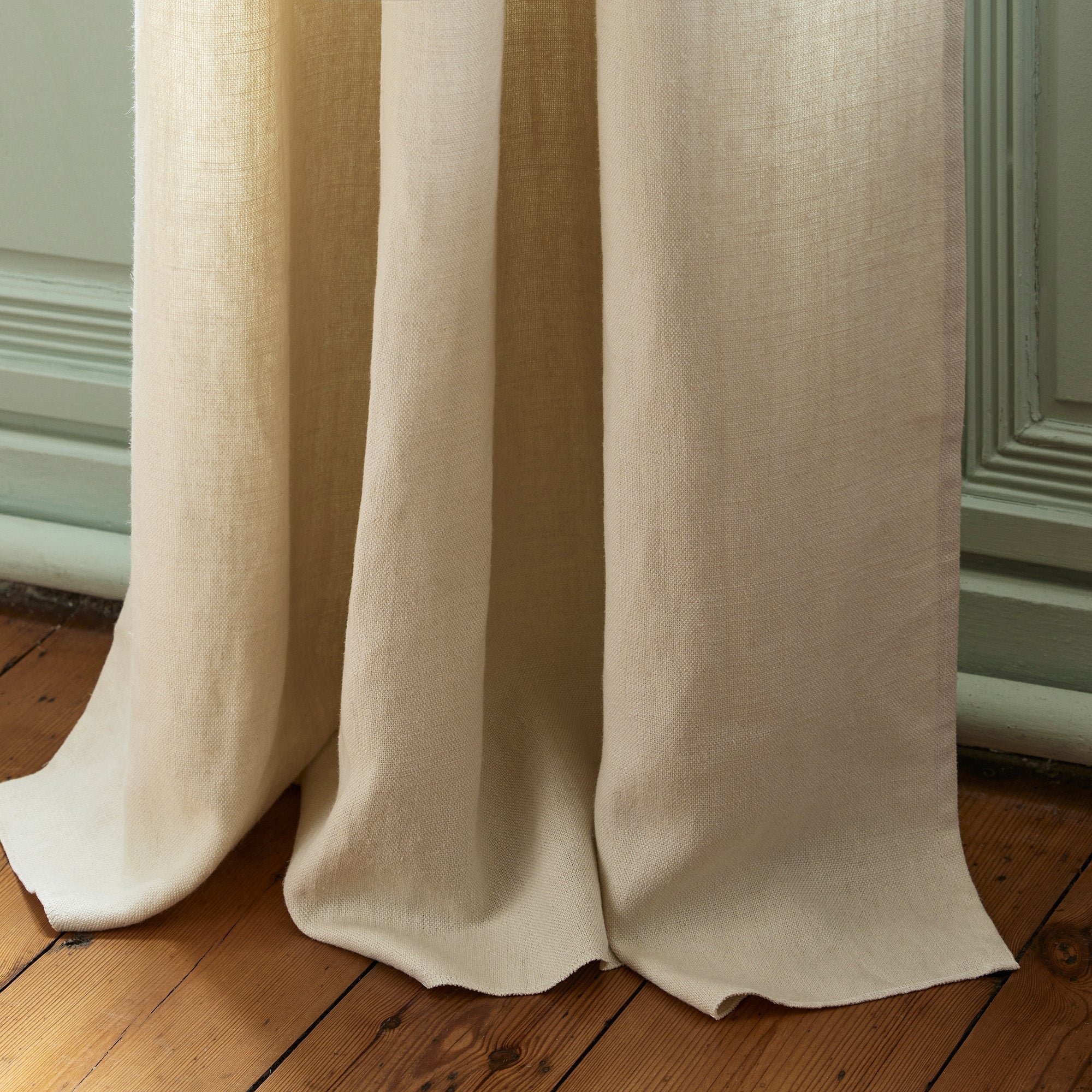 AUBIN - Linen curtain with eyelets MADURA Beige