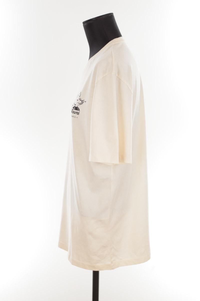 T-shirt en coton MAISON KITSUNÉ - Seconde main Blanc