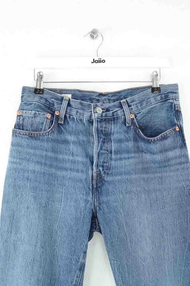 501? straight cotton jeans LEVI'S - Seconde main Blue