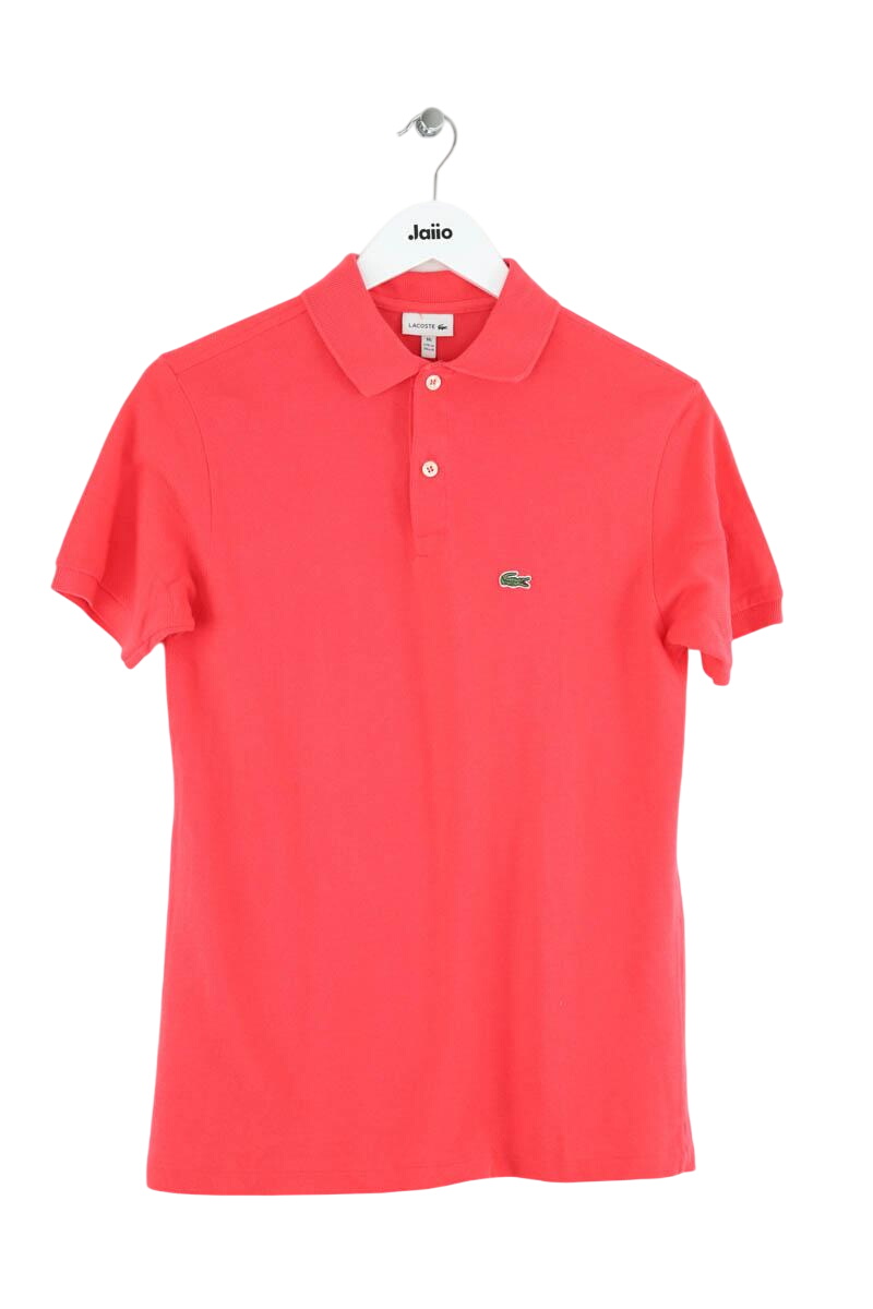 Cotton polo shirt LACOSTE - SECONDE MAIN Pink