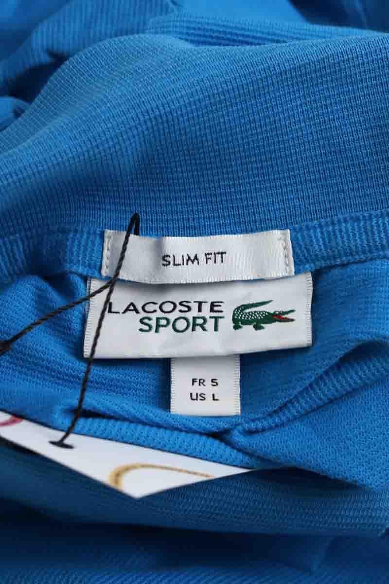 Cotton polo shirt LACOSTE - SECONDE MAIN Blue