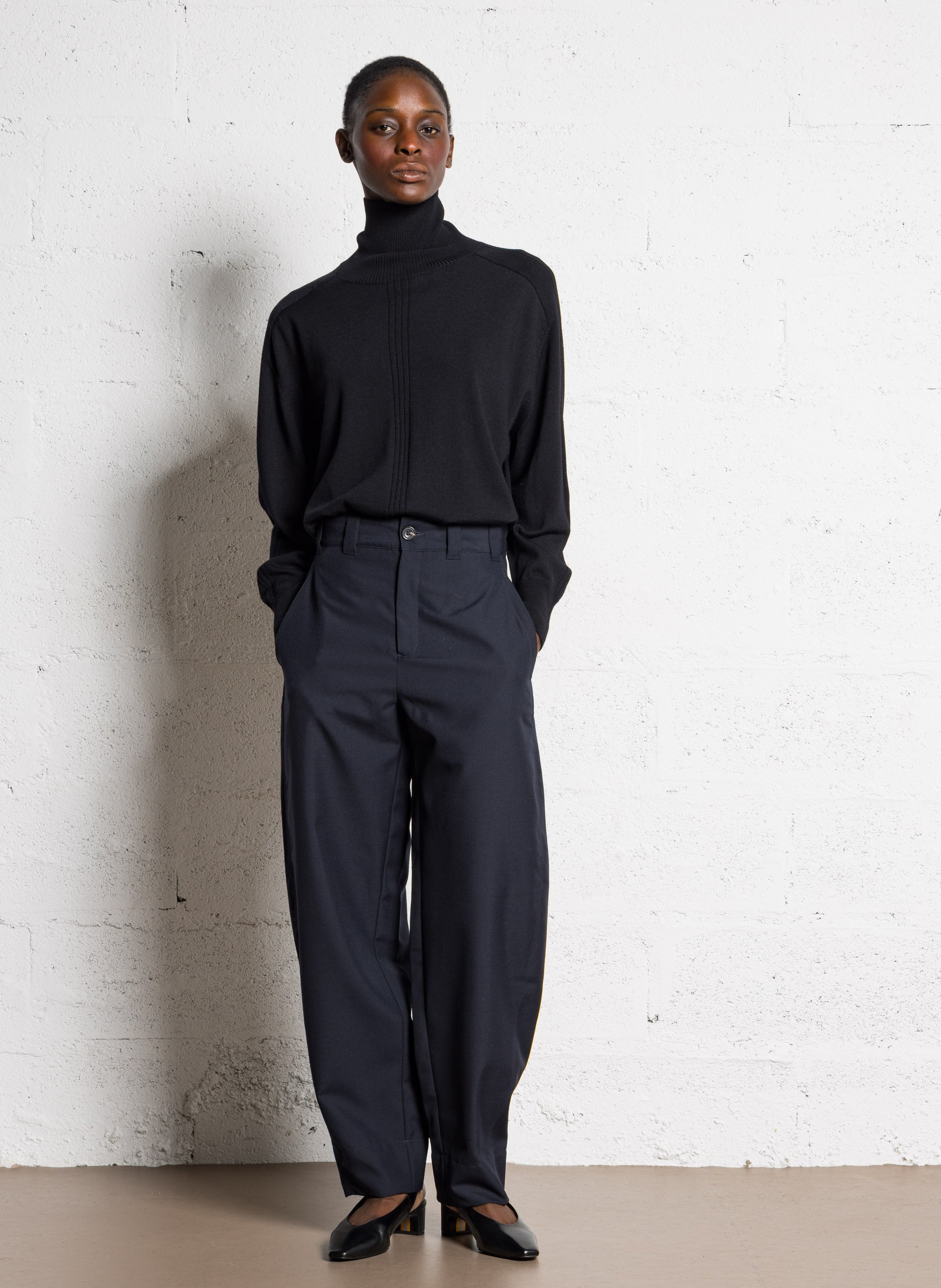 Leather slingbacks SAM EDELMAN Black