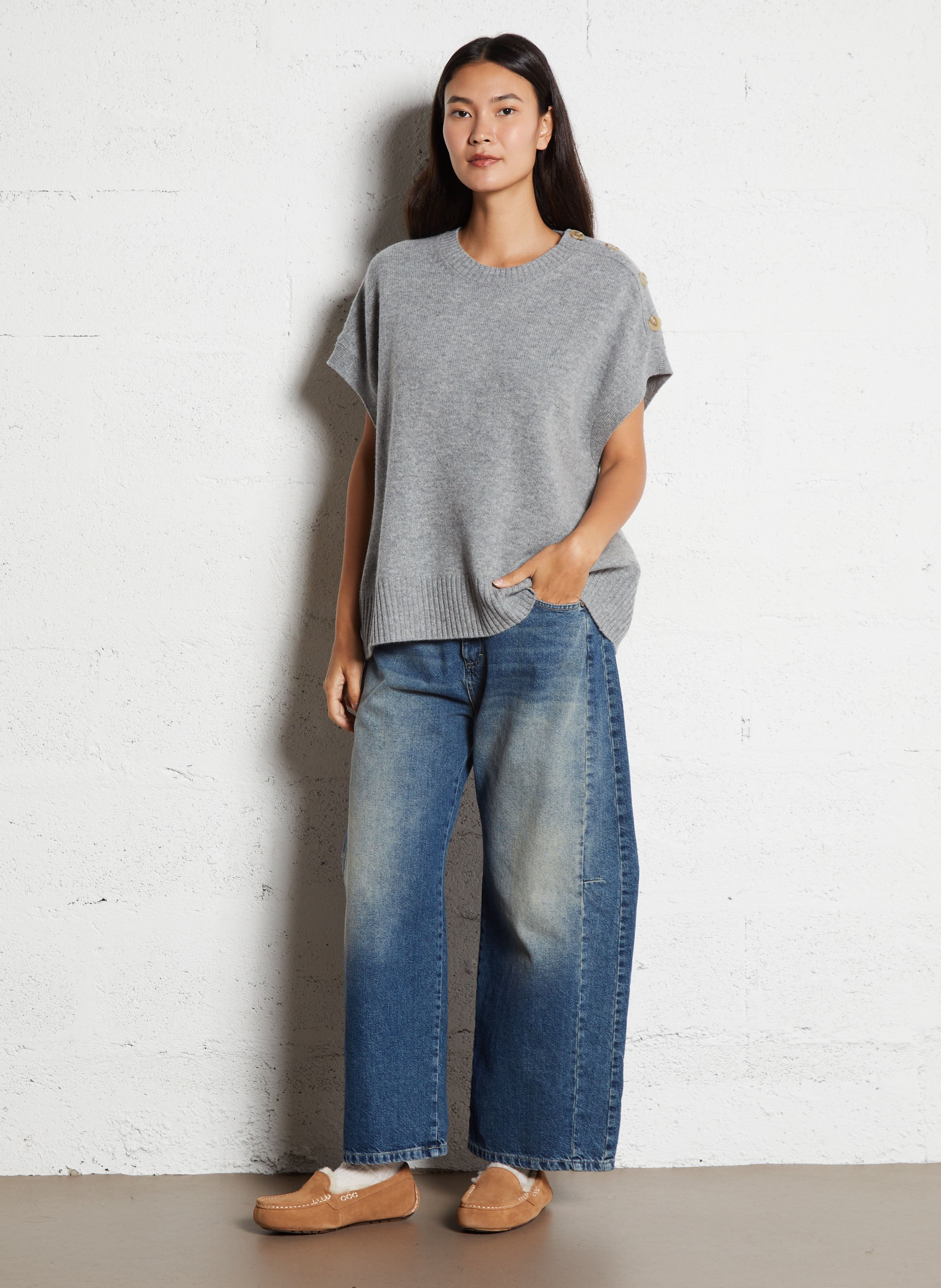 Oversized sweater BELLA JONES Grey