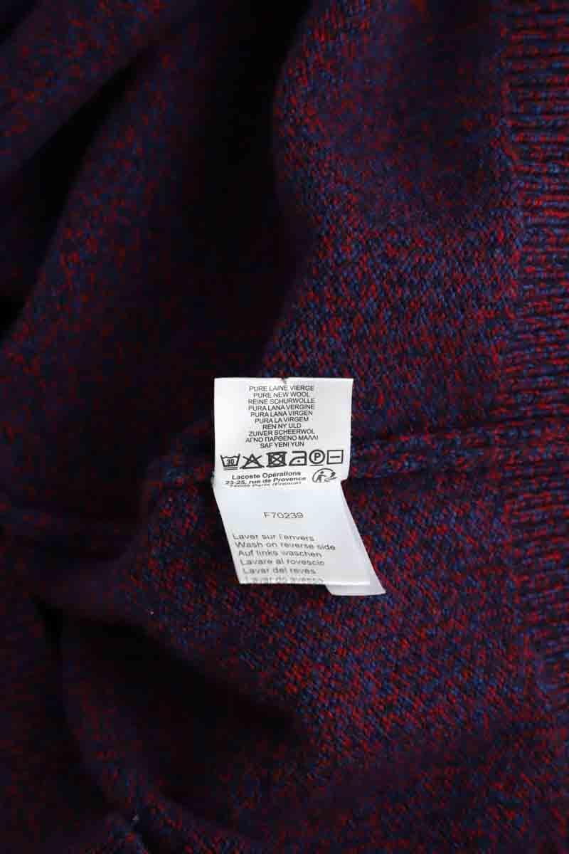 Cotton sweater LACOSTE - SECONDE MAIN Red