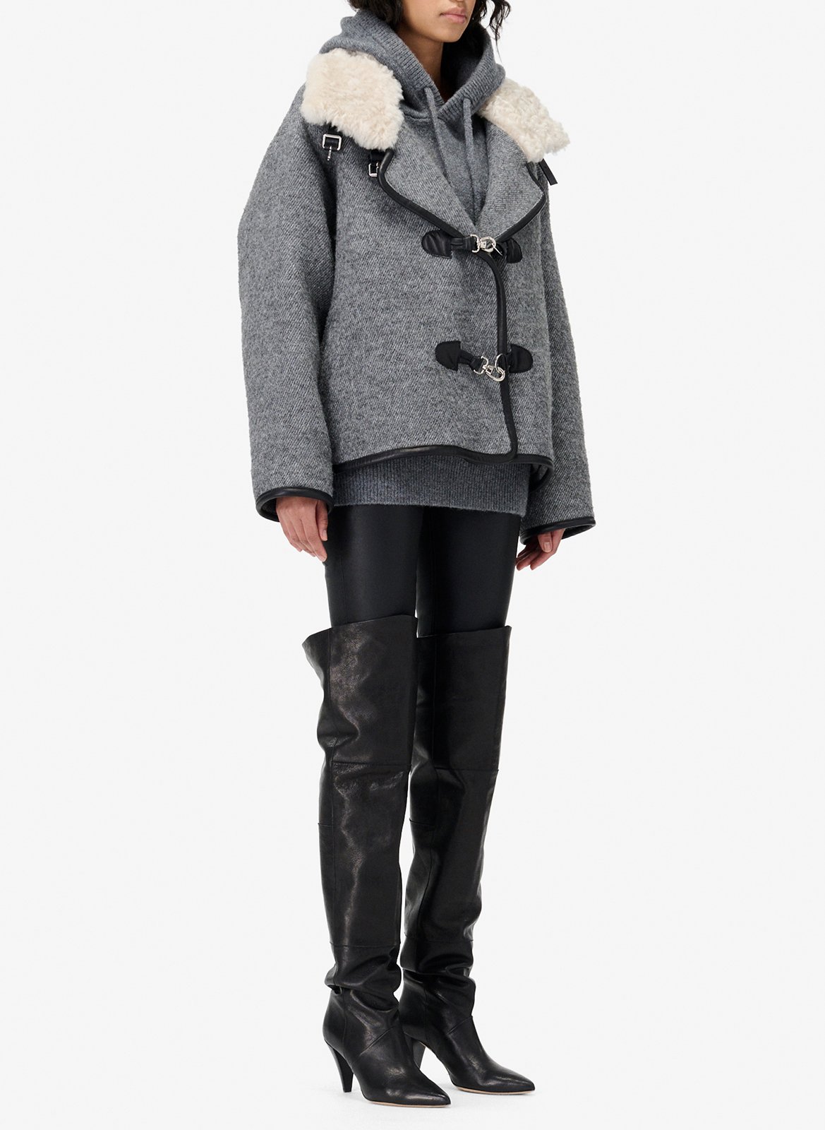 Manteau oversize IRO Gris