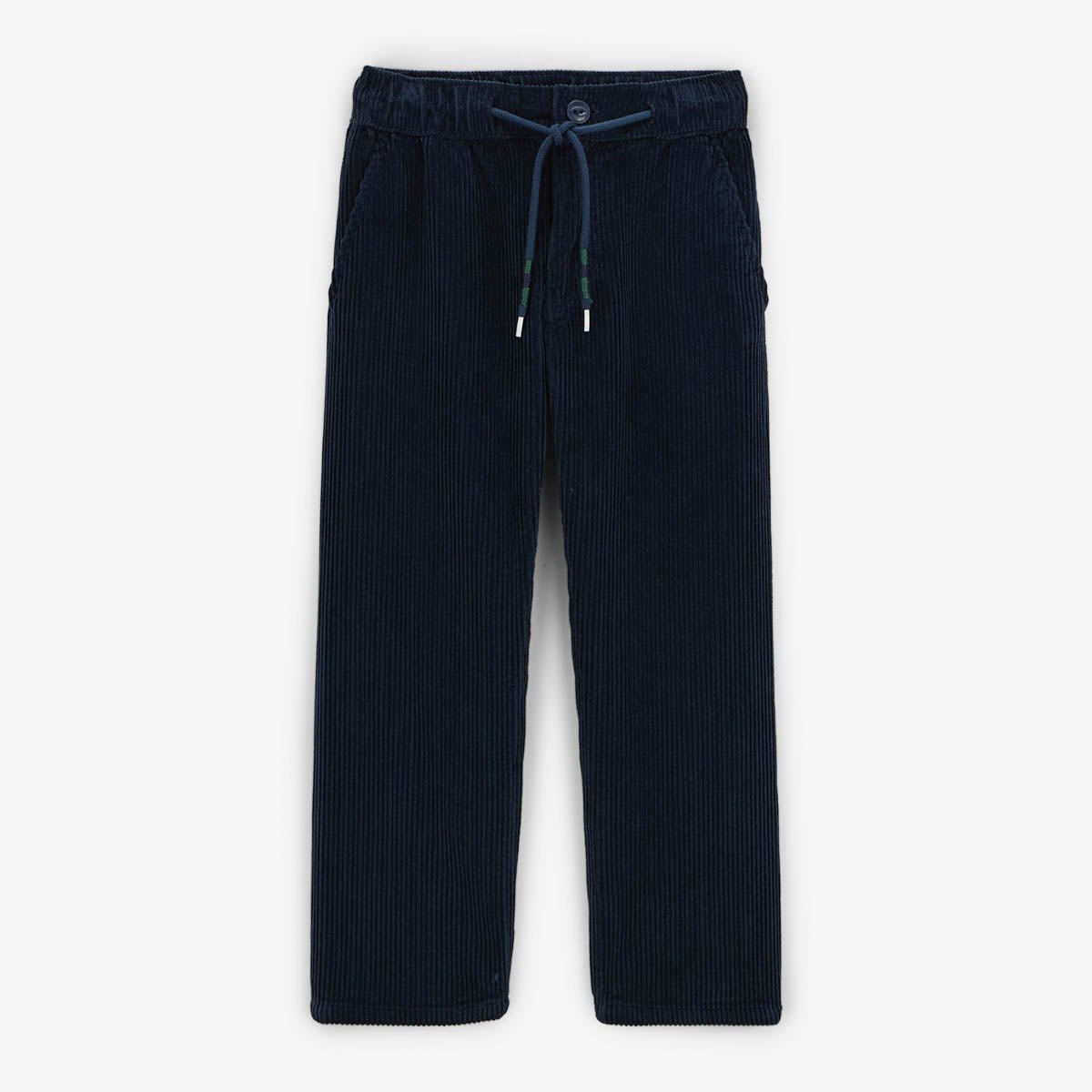 Boy's straight-cut pants with elastic waistband SERGE BLANCO Blue