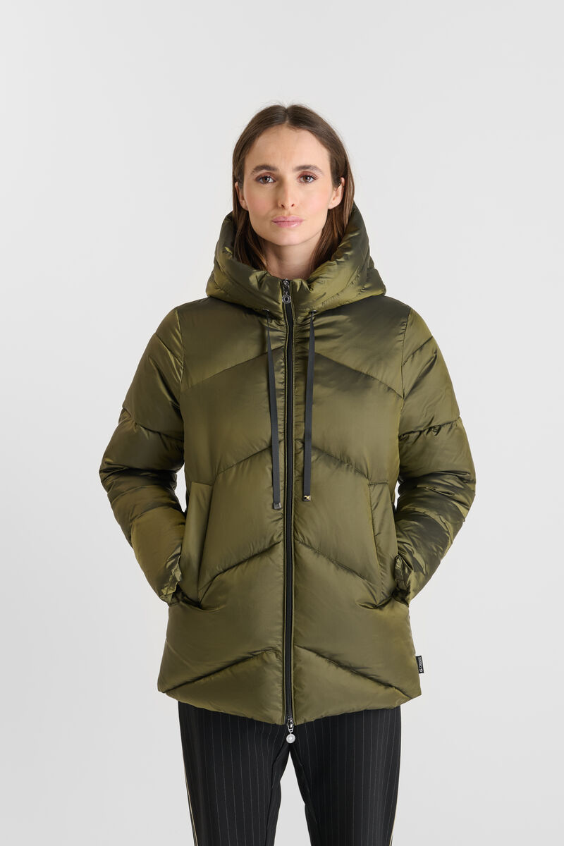 Brookvale Hoody padded jacket LE TEMPS DES CERISES Khaki