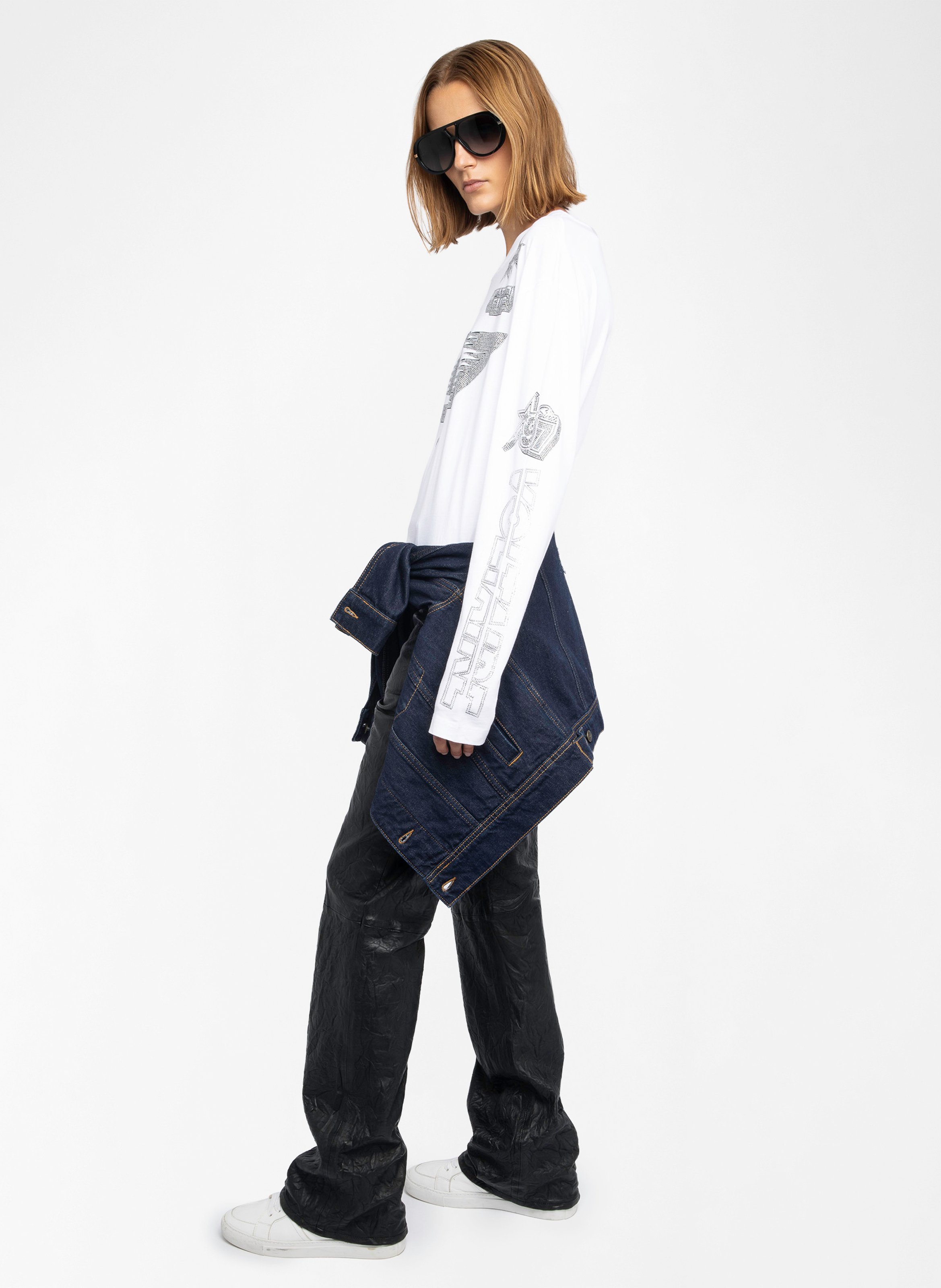 Camiliday round-neck sleeveless cotton top ZADIG&VOLTAIRE White