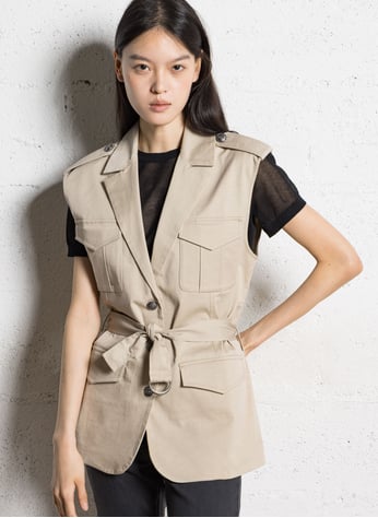 Blazer élégant Col V Travail Générique Blazer Sans Manche Femme,Gilet D'Été Boutonné À Col En V Pour Cardigan Travail Femme Blazer élégant Col V Travail Générique Blazer Sans Manche Femme,Gilet D'Été Boutonné À Col En V Pour Cardigan Travail Femme