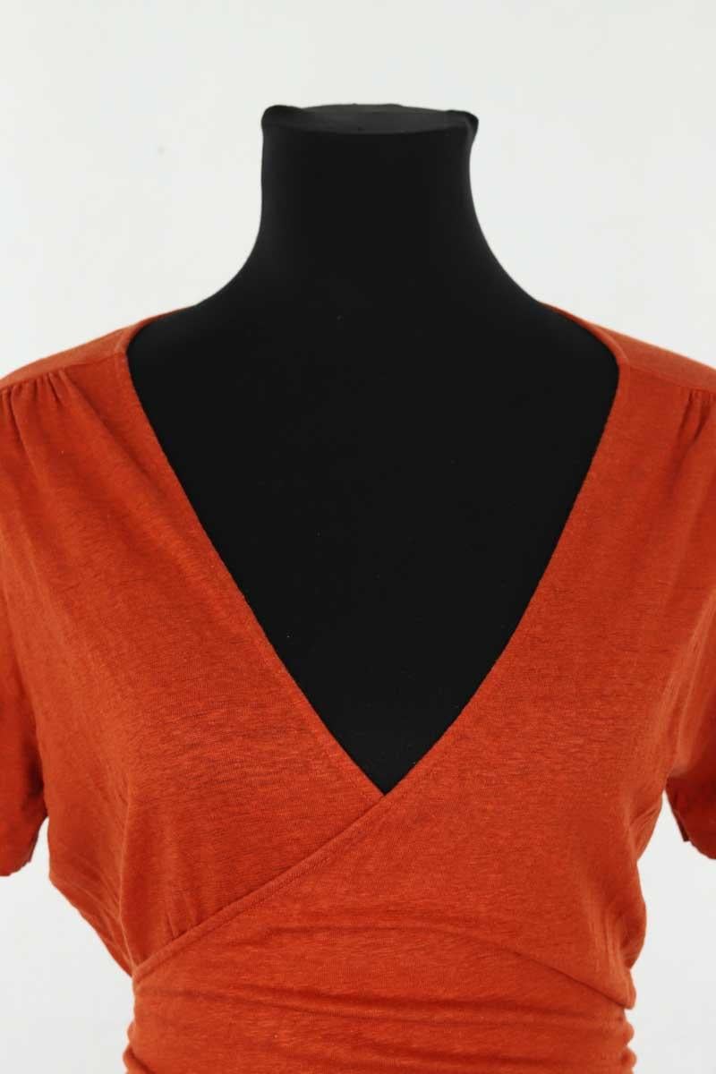 Dress MAJESTIC FILATURES - SECONDE MAIN Orange