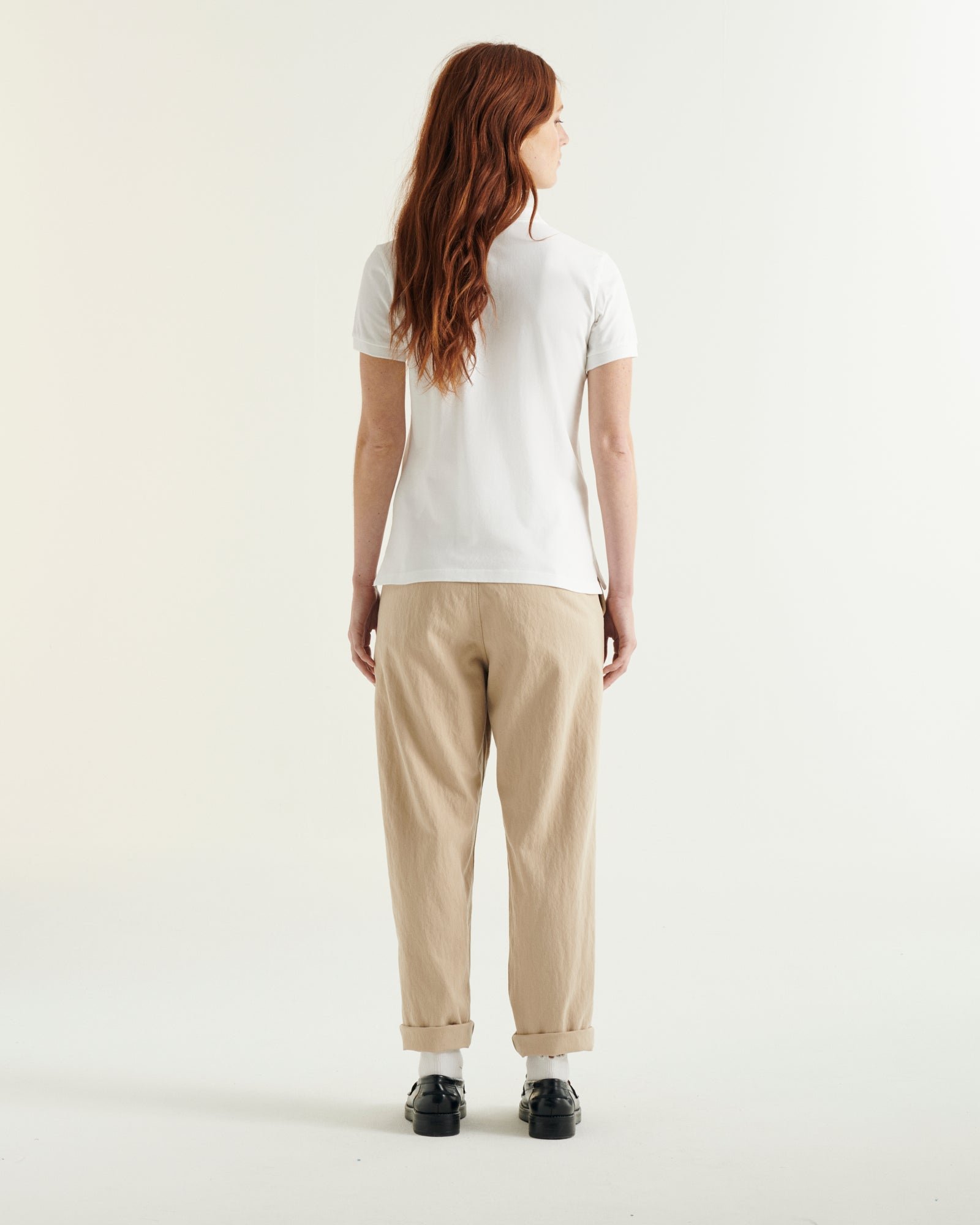 Organic cotton polo JOTT White